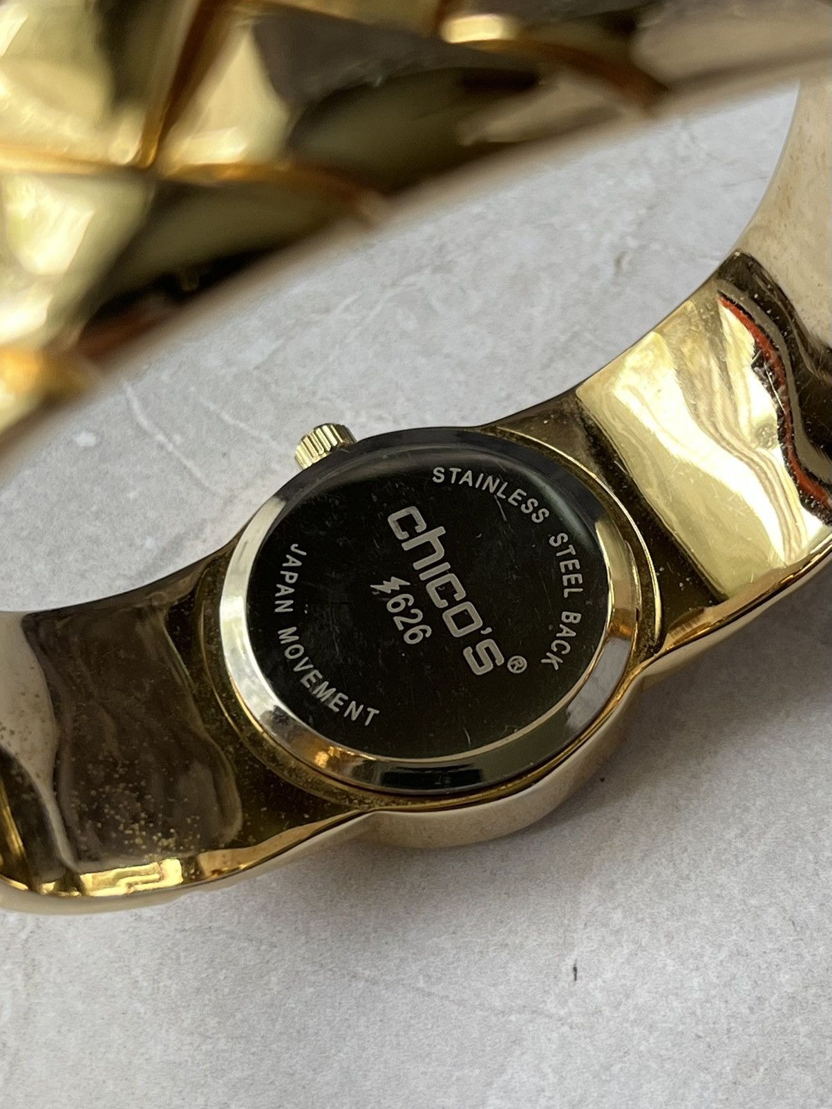 Jewelry Chicos Elegant Watch with Gold Woven Bracelet Size ONE SIZE - 18 Thumbnail
