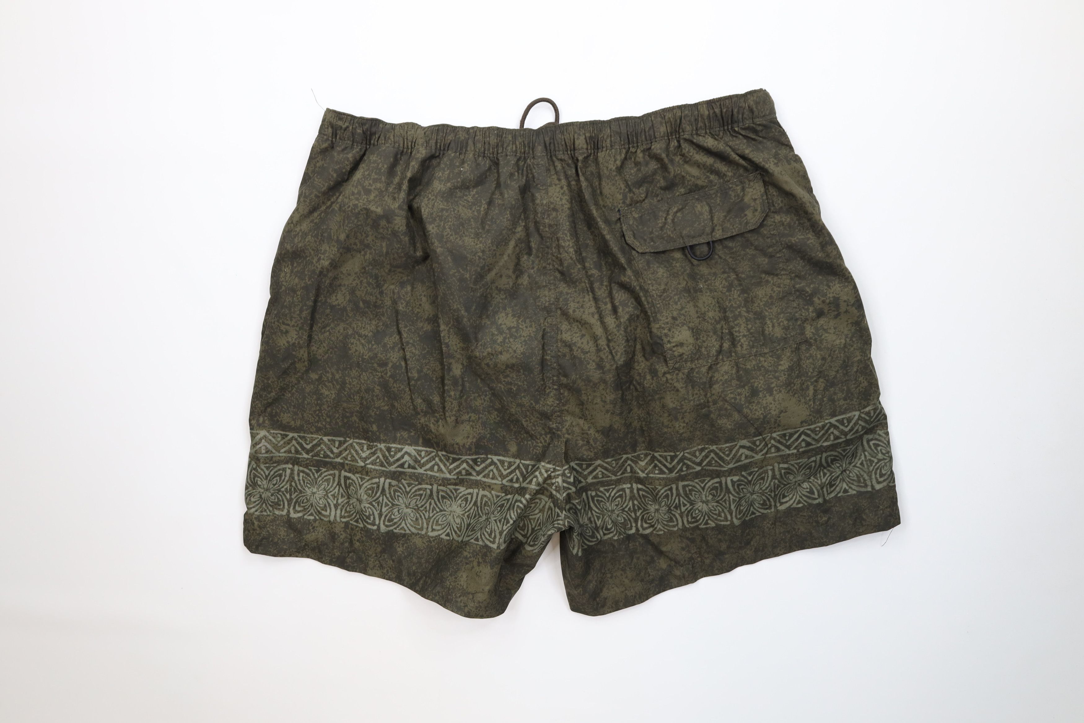 Nautica Vintage 90s Nautica Tribal Flower Lined Shorts Swim Trunks Size US 38 / EU 54 - 10 Thumbnail