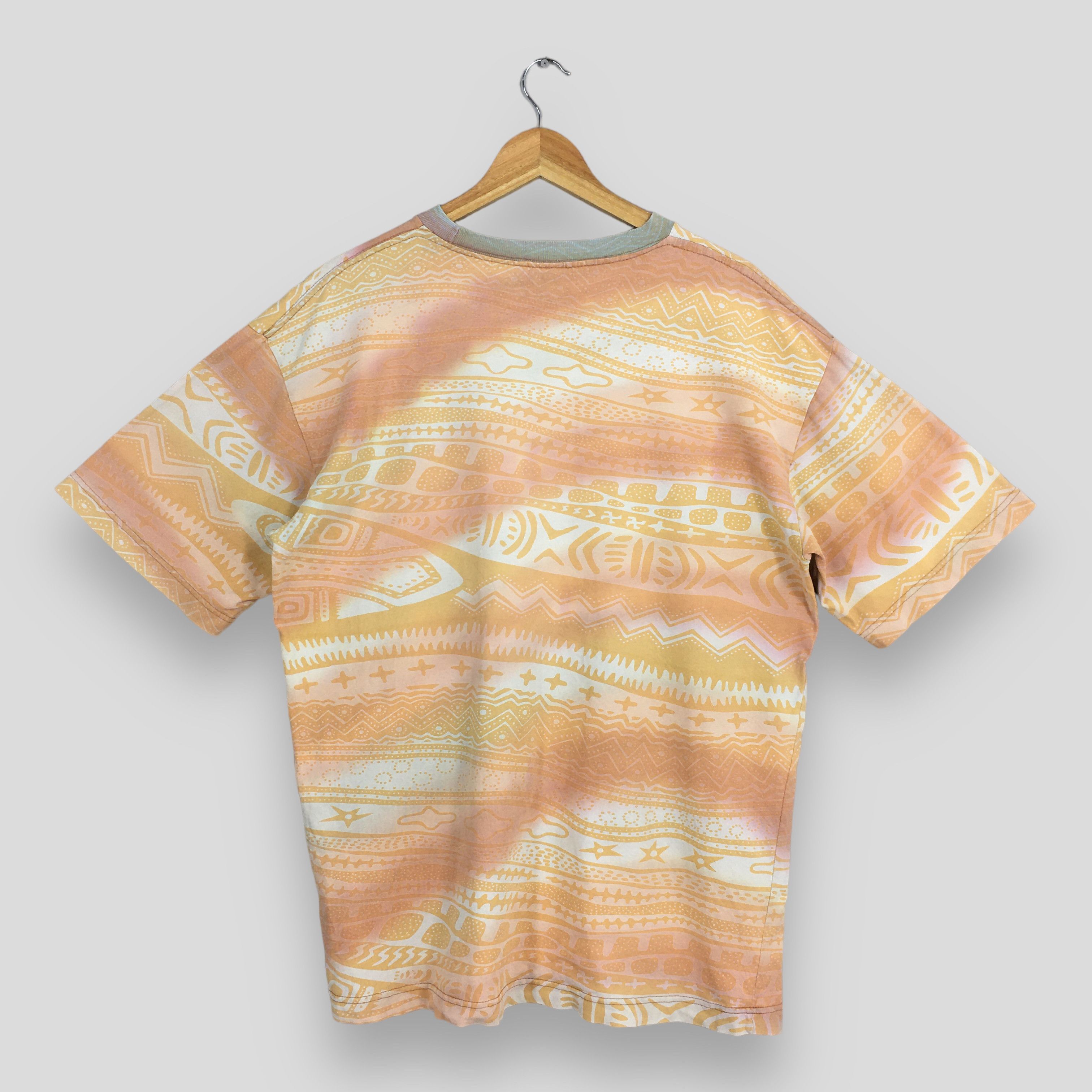 Lightning Bolt × Vintage Vintage 90's Lightning Bolt Surfing Striped Art Tshirt Large Size US L / EU 52-54 / 3 - 7 Thumbnail