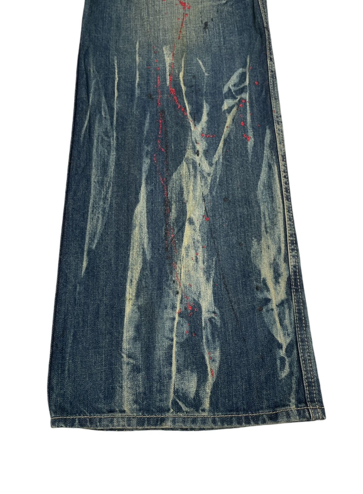 If Six Was Nine Rare Design Vintage Brand The Root Three Flared Jeans 1990s Size US 35 - 5 Thumbnail