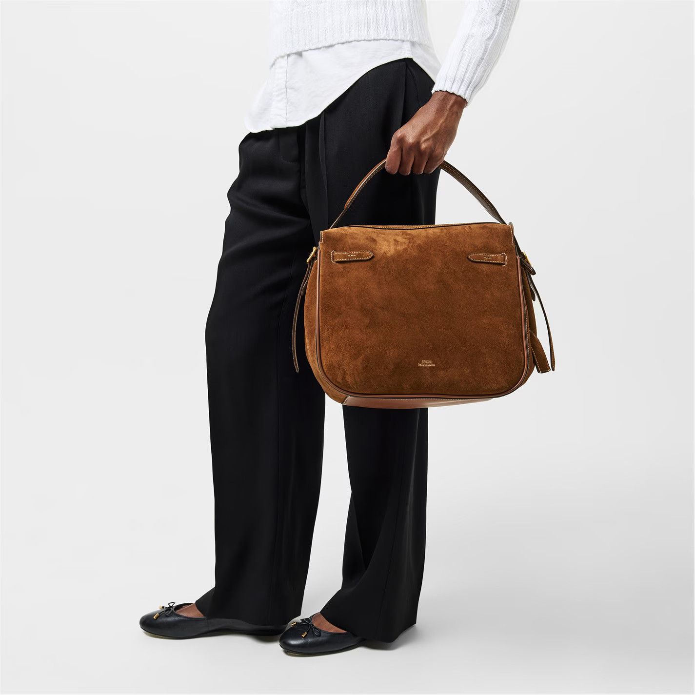 Polo Ralph Lauren o1g2r1mq0825 Size: OS / Polo ID Satchel Bag in Brown Size ONE SIZE - 3 Thumbnail