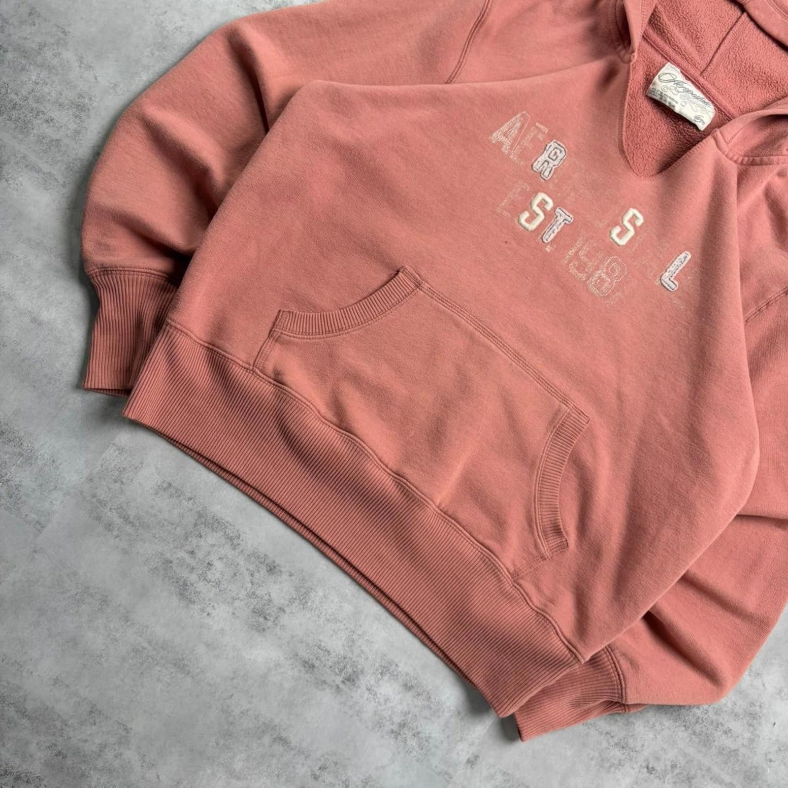 Aeropostale Y2K Pink Aeropostale Grunge Distressed Hoodie Size US L / EU 52-54 / 3 - 4 Thumbnail