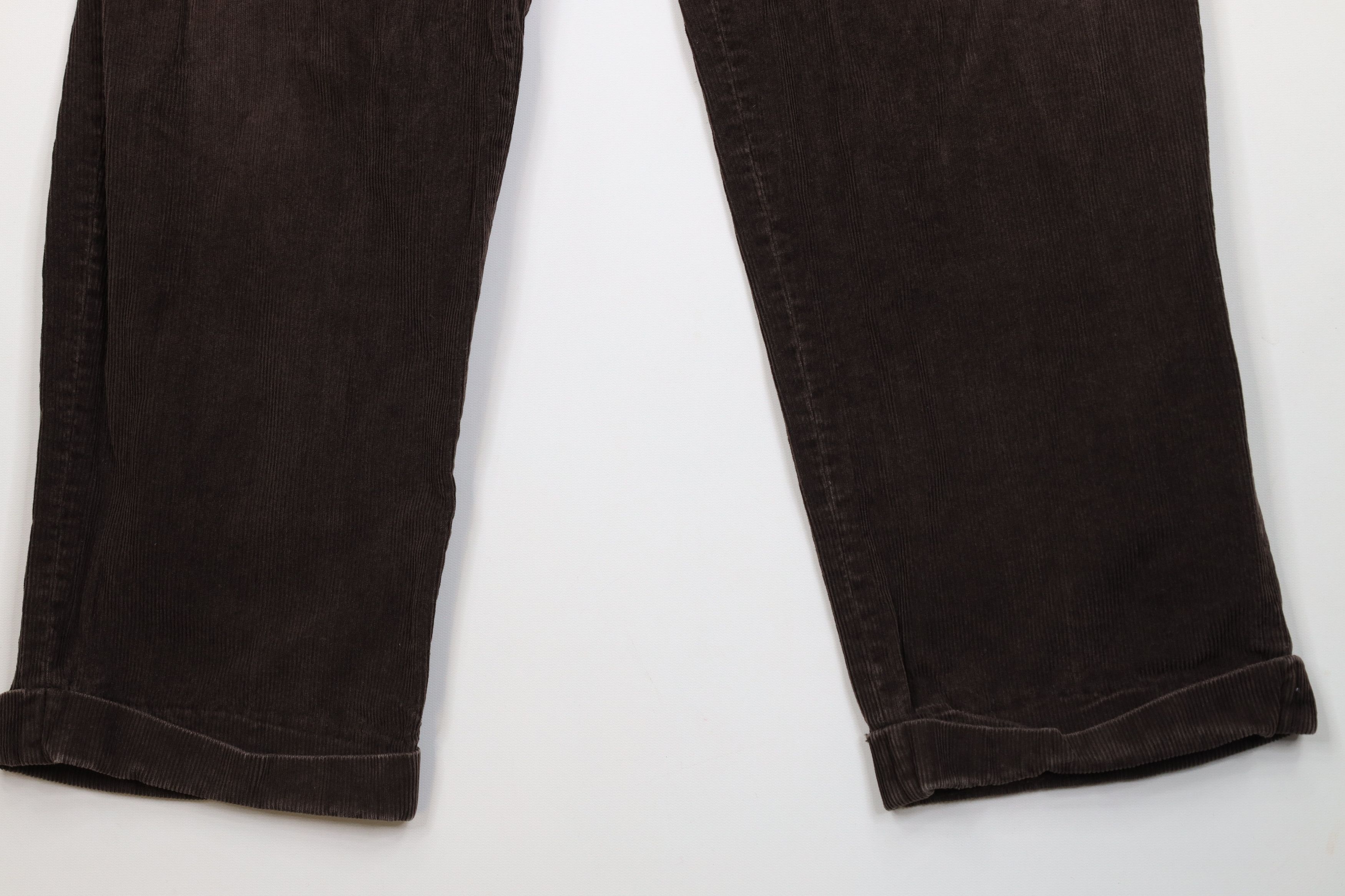 Jos. A. Bank Vintage Jos A Bank Wide Leg Corduroy Chino Pants Brown Size US 38 / EU 54 - 4 Thumbnail