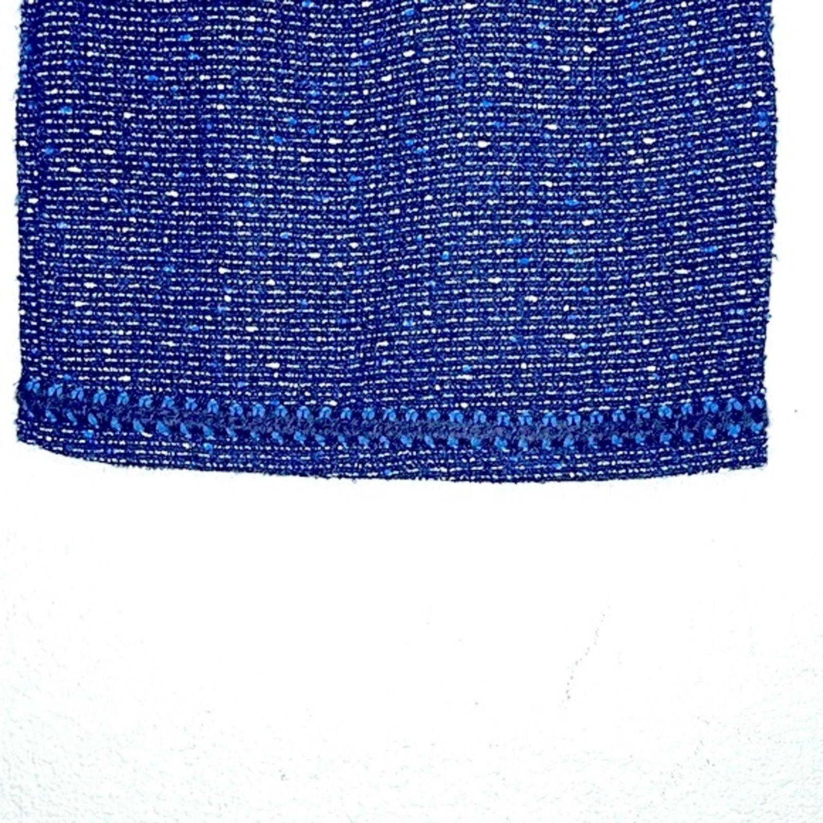 Love Moschino Love Moschino Wool Mohair Tweed Mini Skirt Blue Size 2/28 Size 28" / US 6 / IT 42 - 11 Thumbnail