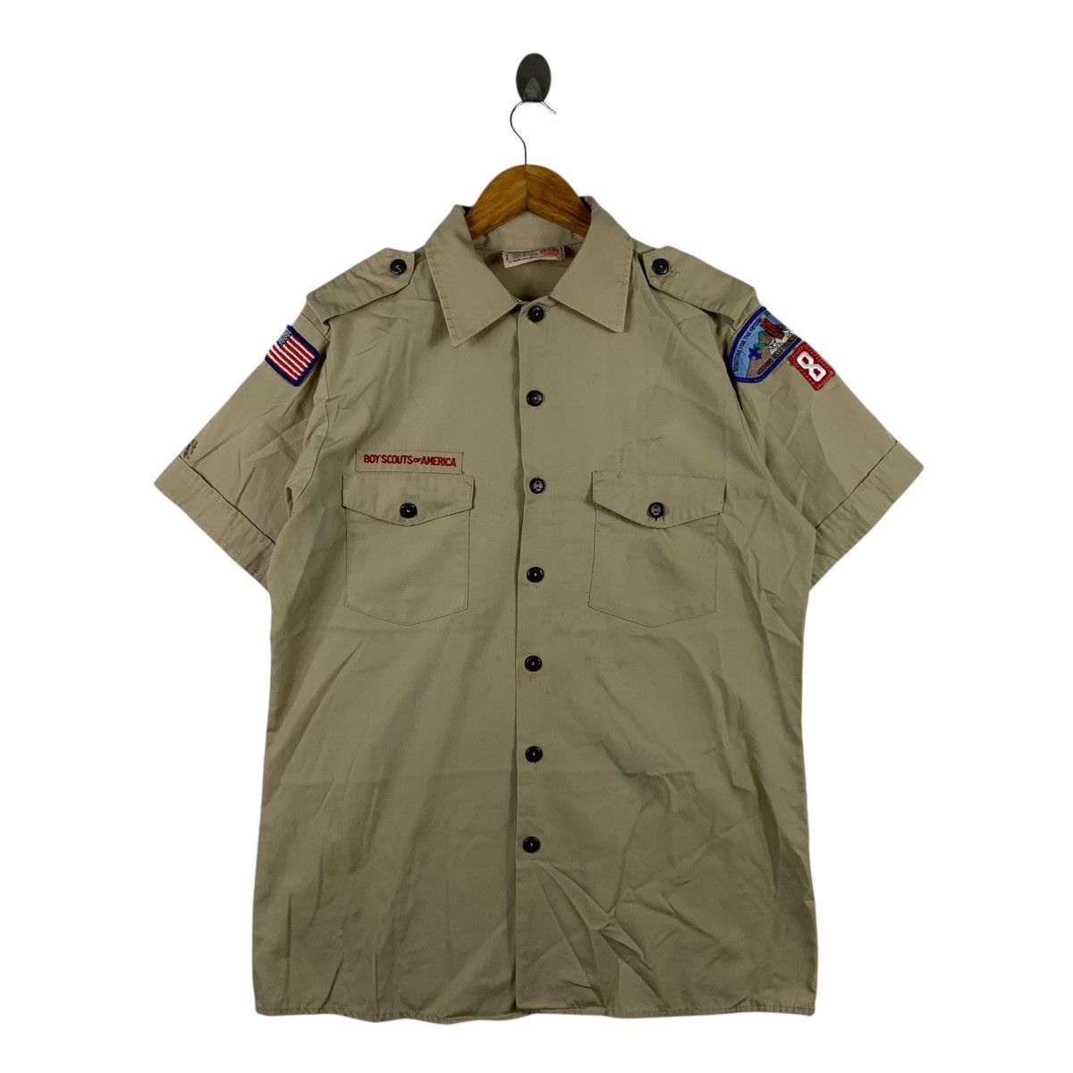 Vintage Vintage 90s BOY SCOUT Of AMERICAN Embroidered Badge Uniform Size US L / EU 52-54 / 3 - 1 Thumbnail