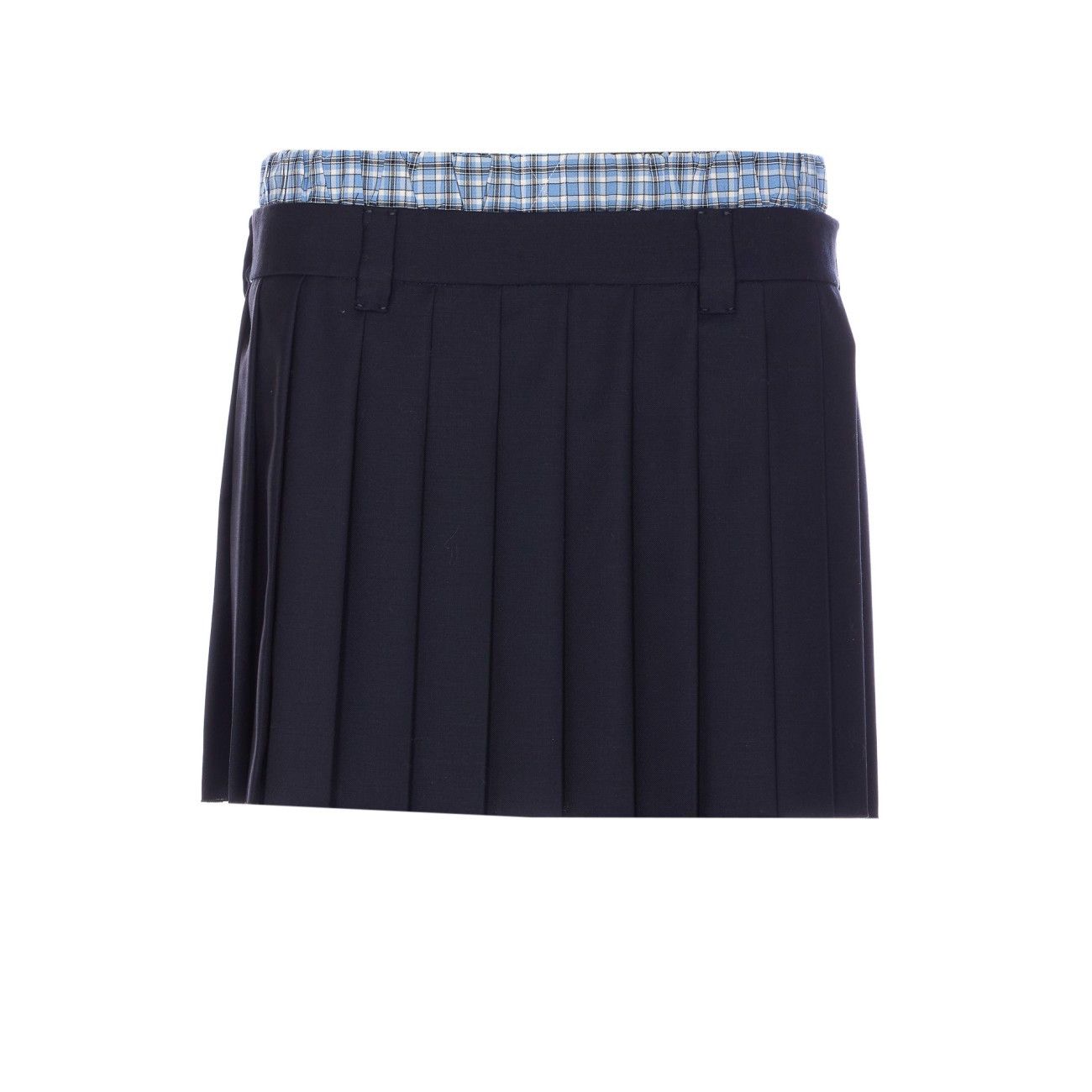 Miu Miu MINI LOGO SKIRT Size 28" / US 6 / IT 42 - 1 Thumbnail