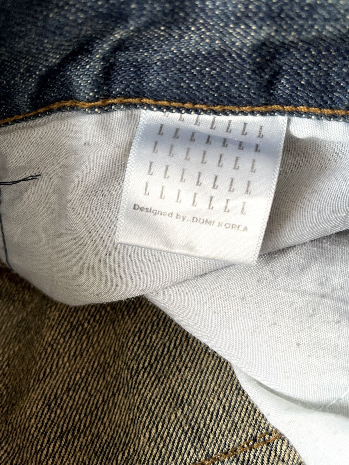 Kapital 2000s Cotton & Indigo Mudwash Faded Straight Jeans Size US 36 / EU 52 - 6 Thumbnail