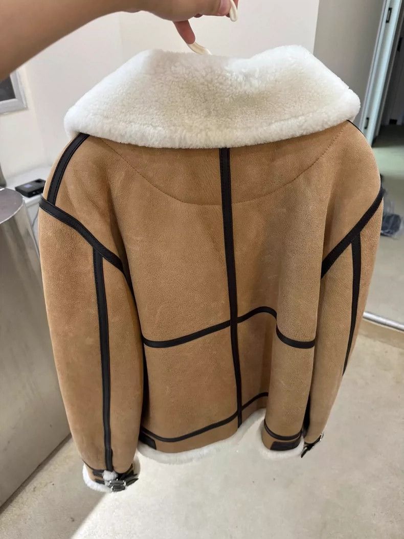 Loewe LOEWE A one-piece coat with fur Size M / US 6-8 / IT 42-44 - 2 Thumbnail