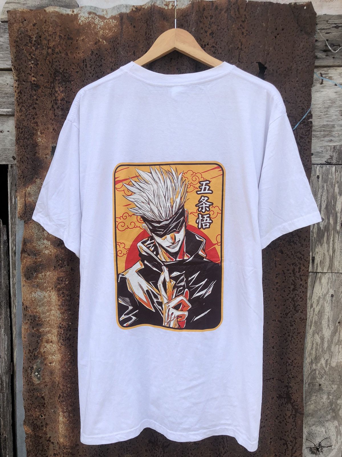 Anime Vintage Anime Jujutsu Kaisen Satoru Gojo Promo Tee Size US XXL / EU 58 / 5 - 2 Thumbnail
