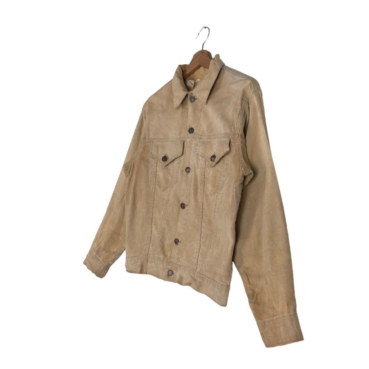 Levi's 🔥80’s Vintage Trucker Corduroy Jacket Levi’s Made in USA Size US S / EU 44-46 / 1 - 2 Thumbnail