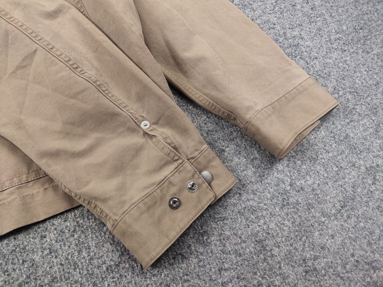 Japanese Brand Vintage Uniqlo Japan Minimalism Canvas Zip Bomber Jacket Size US L / EU 52-54 / 3 - 8 Thumbnail