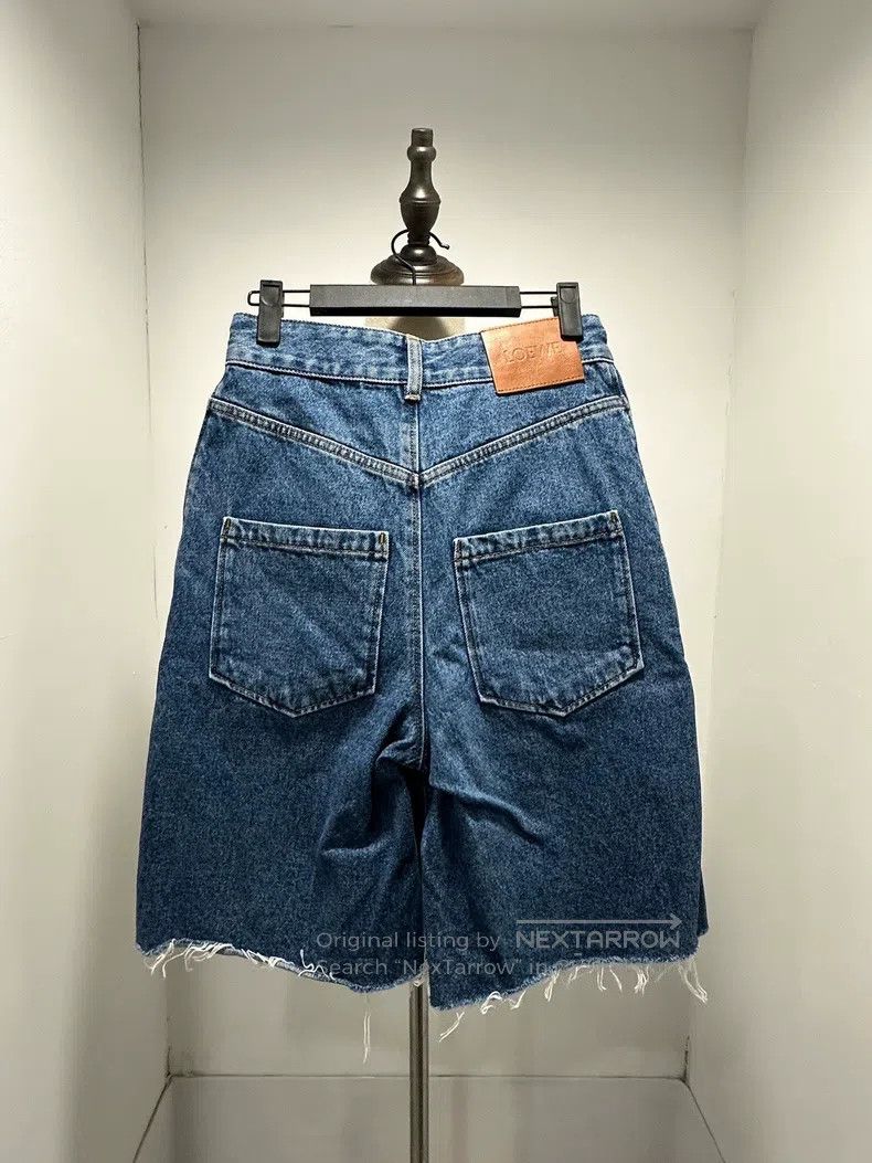 Loewe Loewe Best-Selling Large Logo Denim Shorts Size 42" / US 20 - 2 Thumbnail