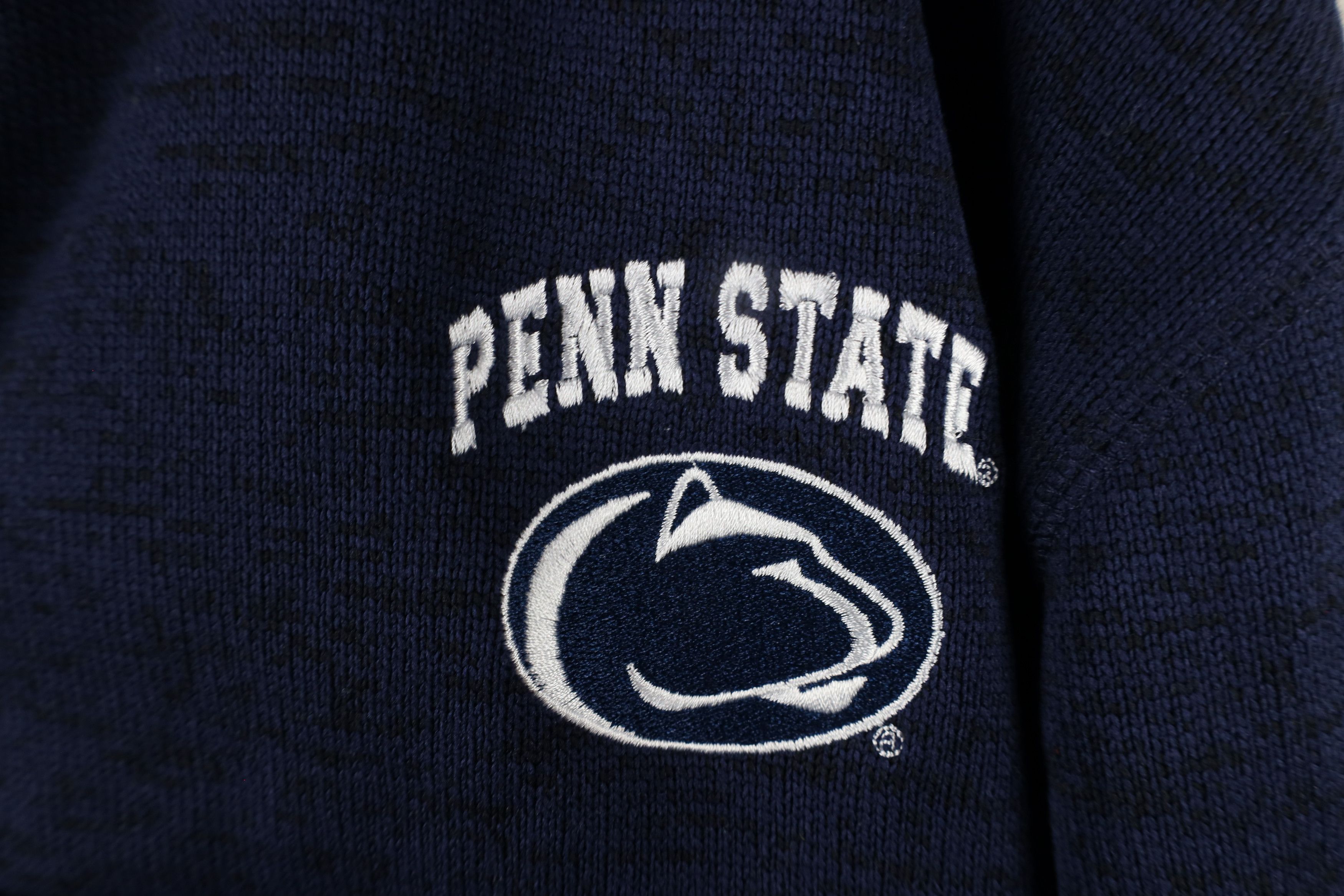 Champion × Vintage Deadstock Champion University Football Half Zip Knit Sweater Size US XXL / EU 58 / 5 - 4 Thumbnail