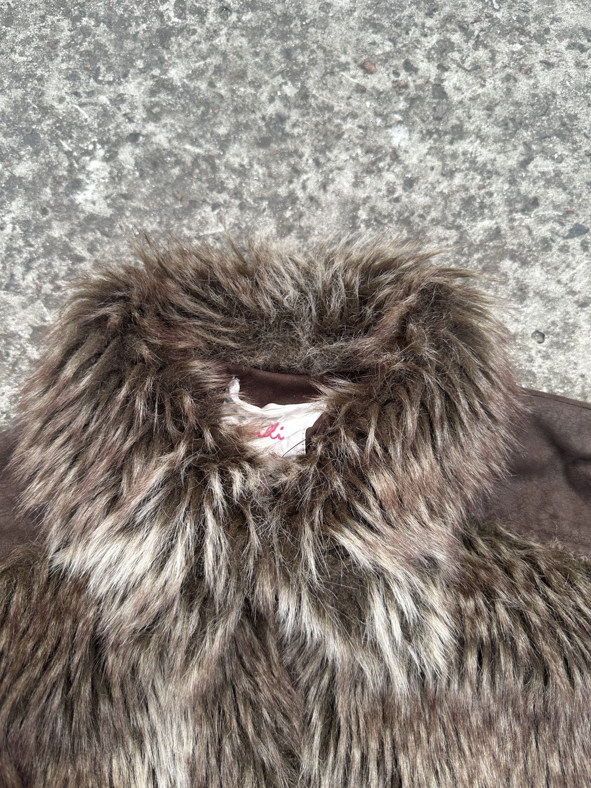 Other Y2K Vintage Fur Jacket Mohair Streetwear Opium Alt Rare VTg Size S / US 4 / IT 40 - 6 Thumbnail