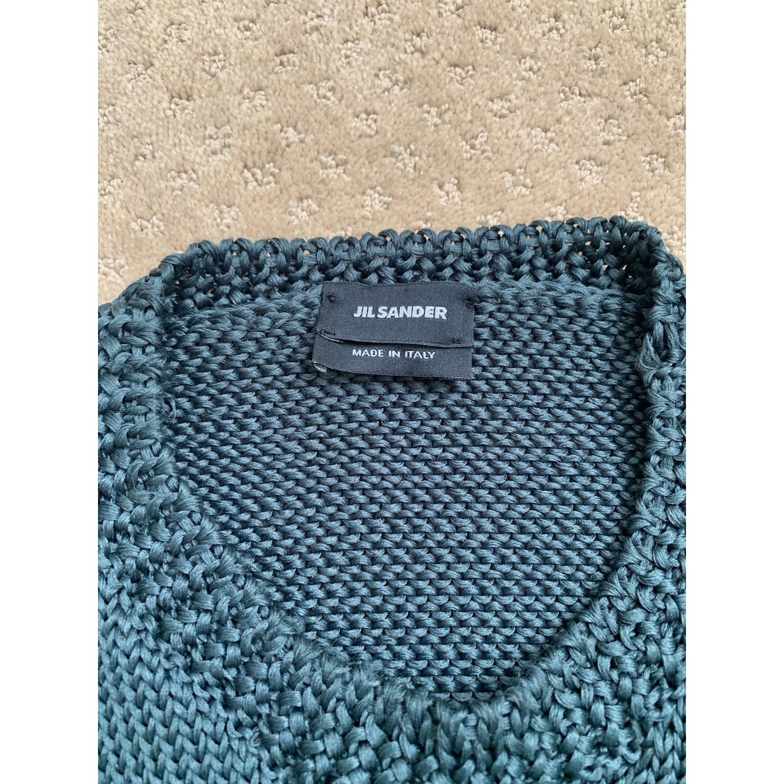 Jil Sander Jil Sander Mermaid Crewneck Sweater Green 54 Size US L / EU 52-54 / 3 - 3 Thumbnail