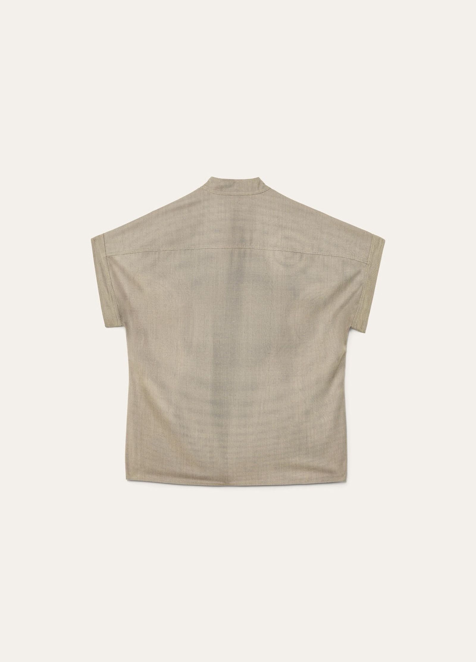 Loro Piana o1srvl11e0526 FAP3847 Elodie Shirt in Beige Size M / US 6-8 / IT 42-44 - 6 Thumbnail