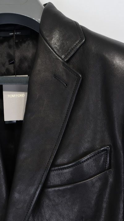 Tom Ford o1rshd1 Leather Jacket in Black Size US M / EU 48-50 / 2 - 4 Thumbnail