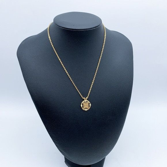 Givenchy Vintage Givenchy G Logo Gold-Plated Pendant Necklace Size ONE SIZE - 1 Thumbnail