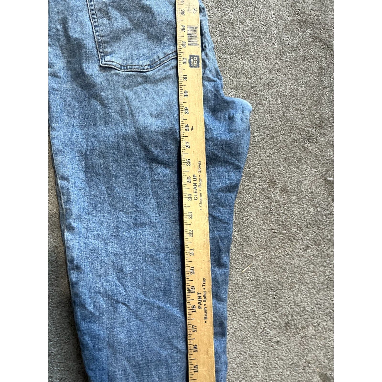 J.Crew J.CREW Jeans Womens 32 Tall Skinny Distressed Denim 5-Pocket Inseam 30" Blue Cotton Slim High Rise? Size 24" / US 00 / IT 34 - 7 Thumbnail