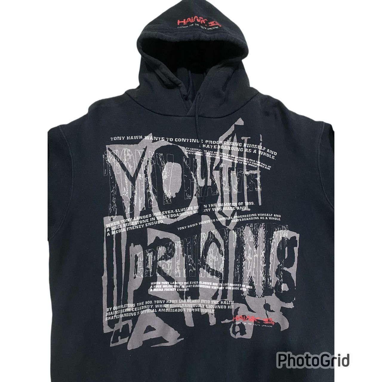 Tony Hawk × Vintage Vintage Tony Hawk Skate Boarding Hoodies Sweatshirt Size US M / EU 48-50 / 2 - 6 Thumbnail