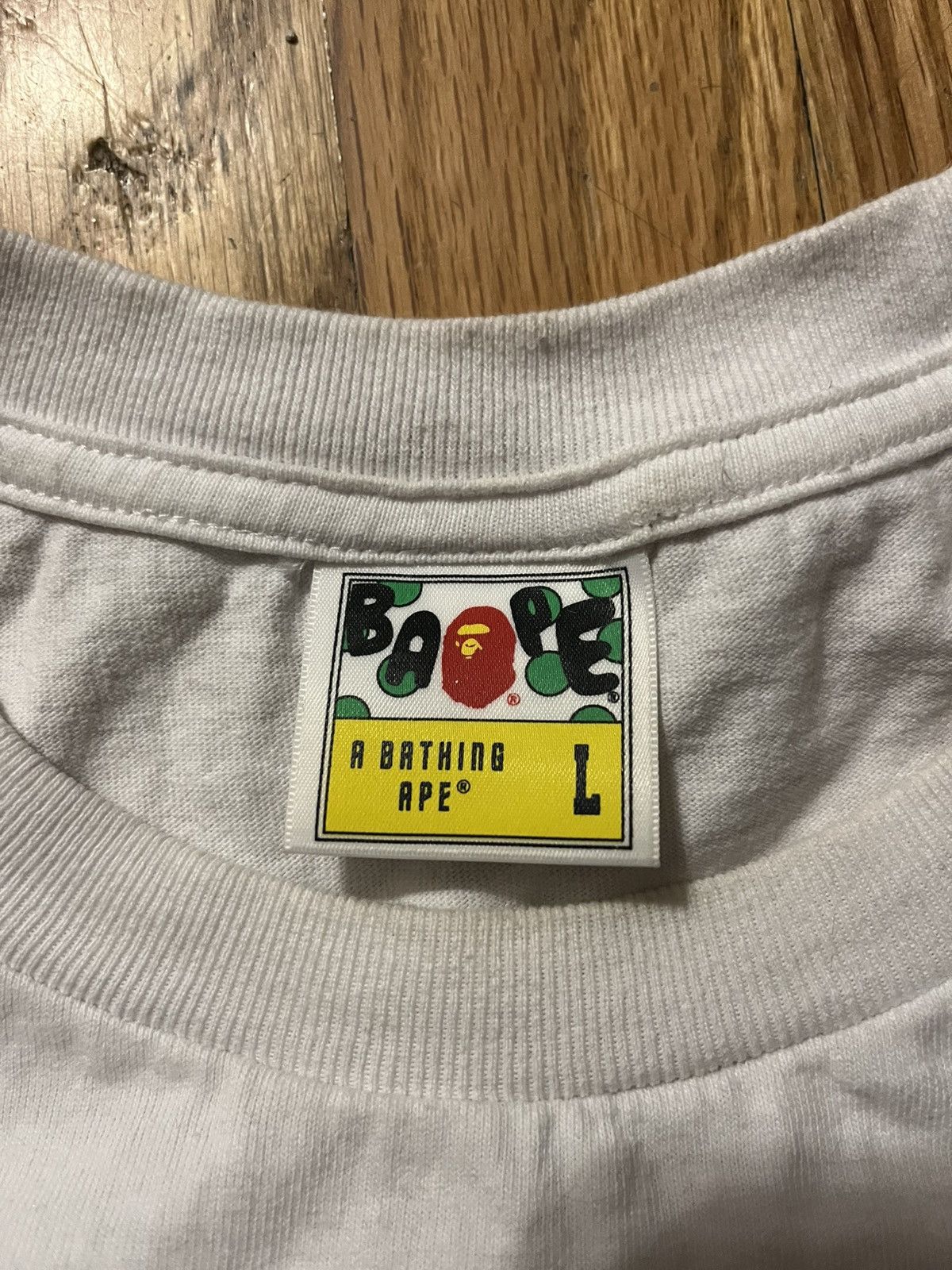 Bape Bape 1st Camo White T shirt Size US L / EU 52-54 / 3 - 4 Thumbnail