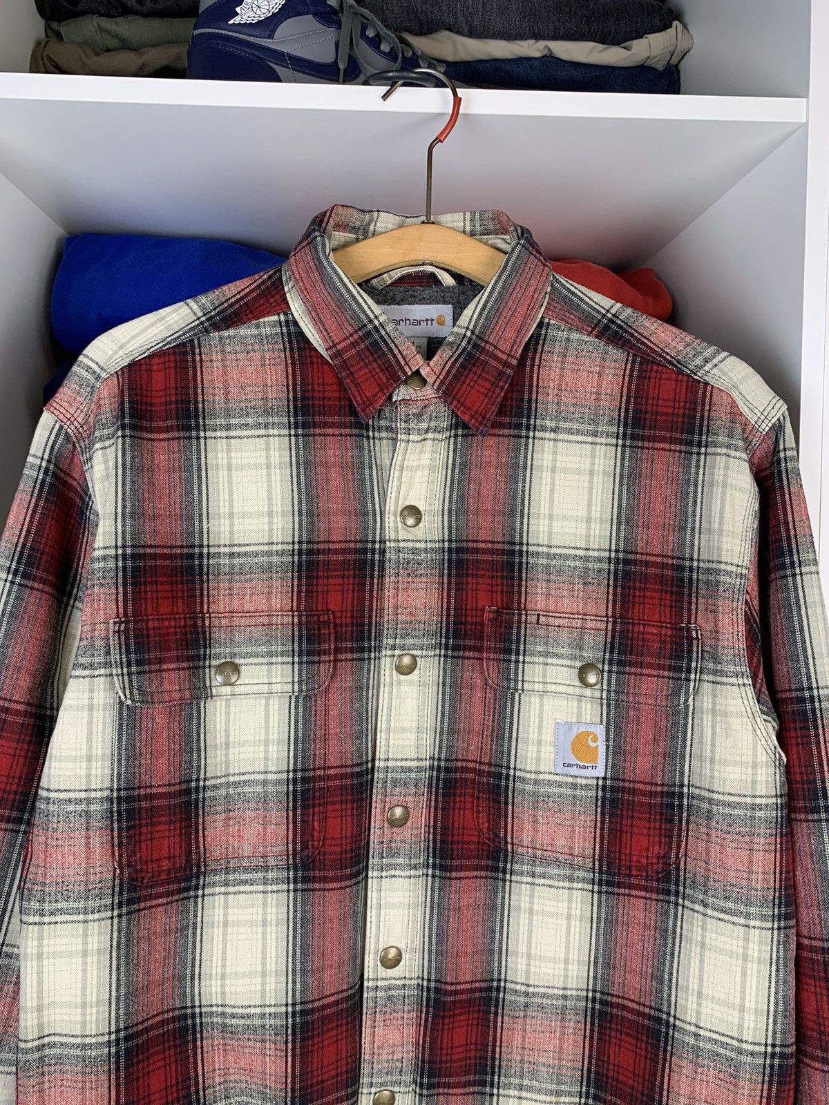 Carhartt Men's Hubbard Sherpa Lined Shirt Jacket