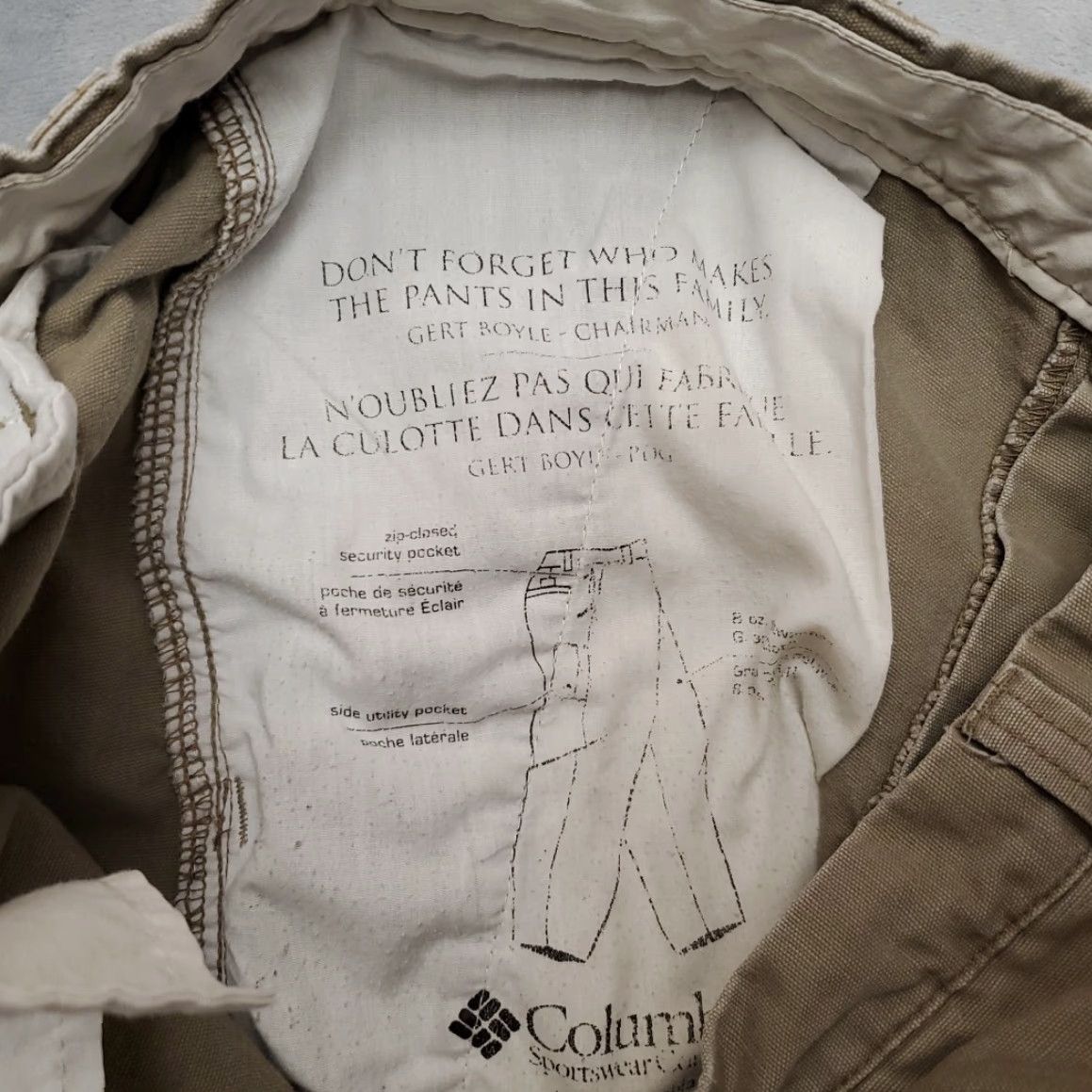 Vintage VINTAGE Columbia Pants Mens 34x32 Khaki Canvas Baggy Cargo Outdoors Gorp Classic Size US 36 / EU 52 - 5 Thumbnail