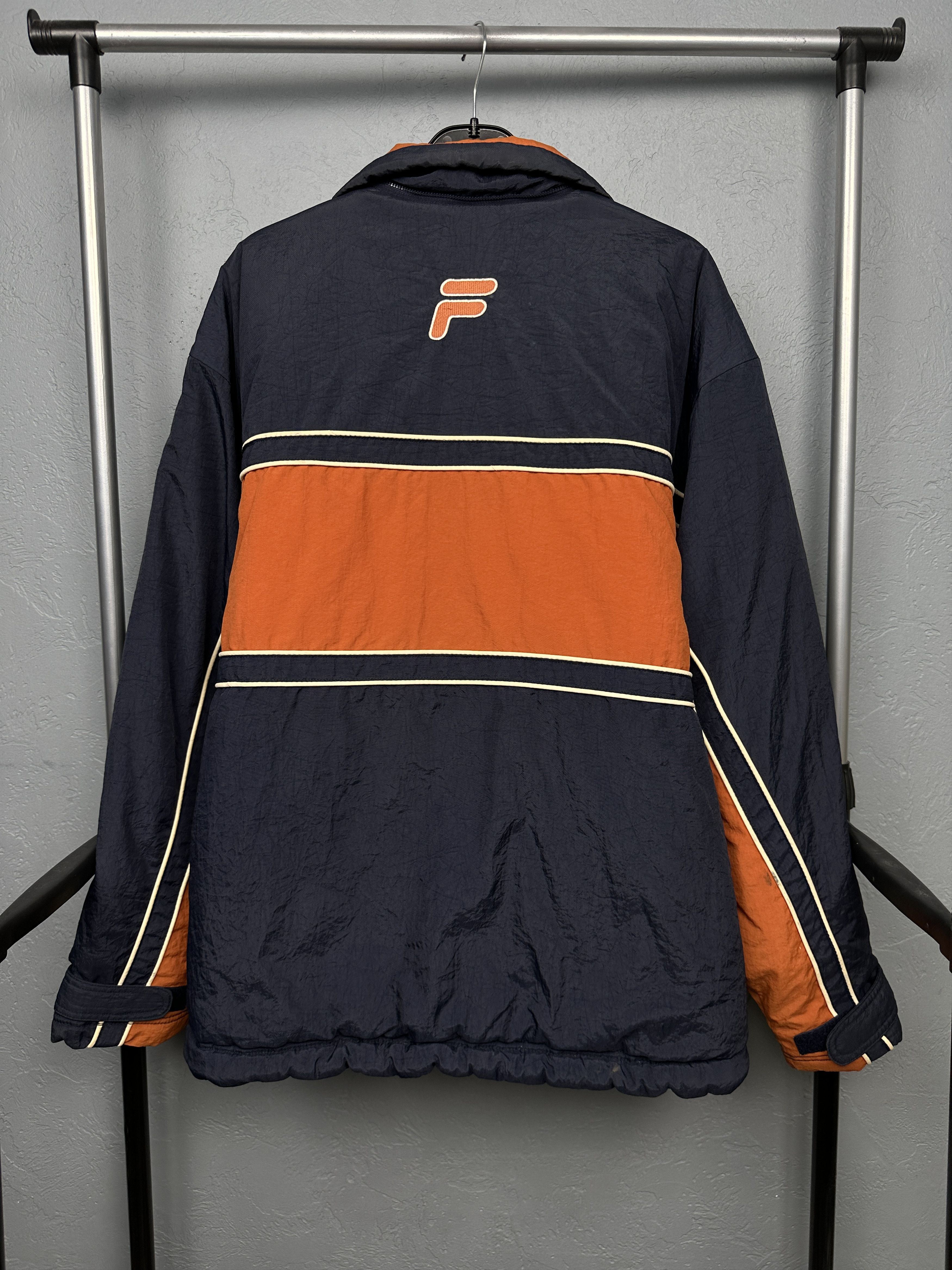 Fila Fila 90s Vintage Mens Nylon Insulated Jacket Size US XL / EU 56 / 4 - 6 Thumbnail