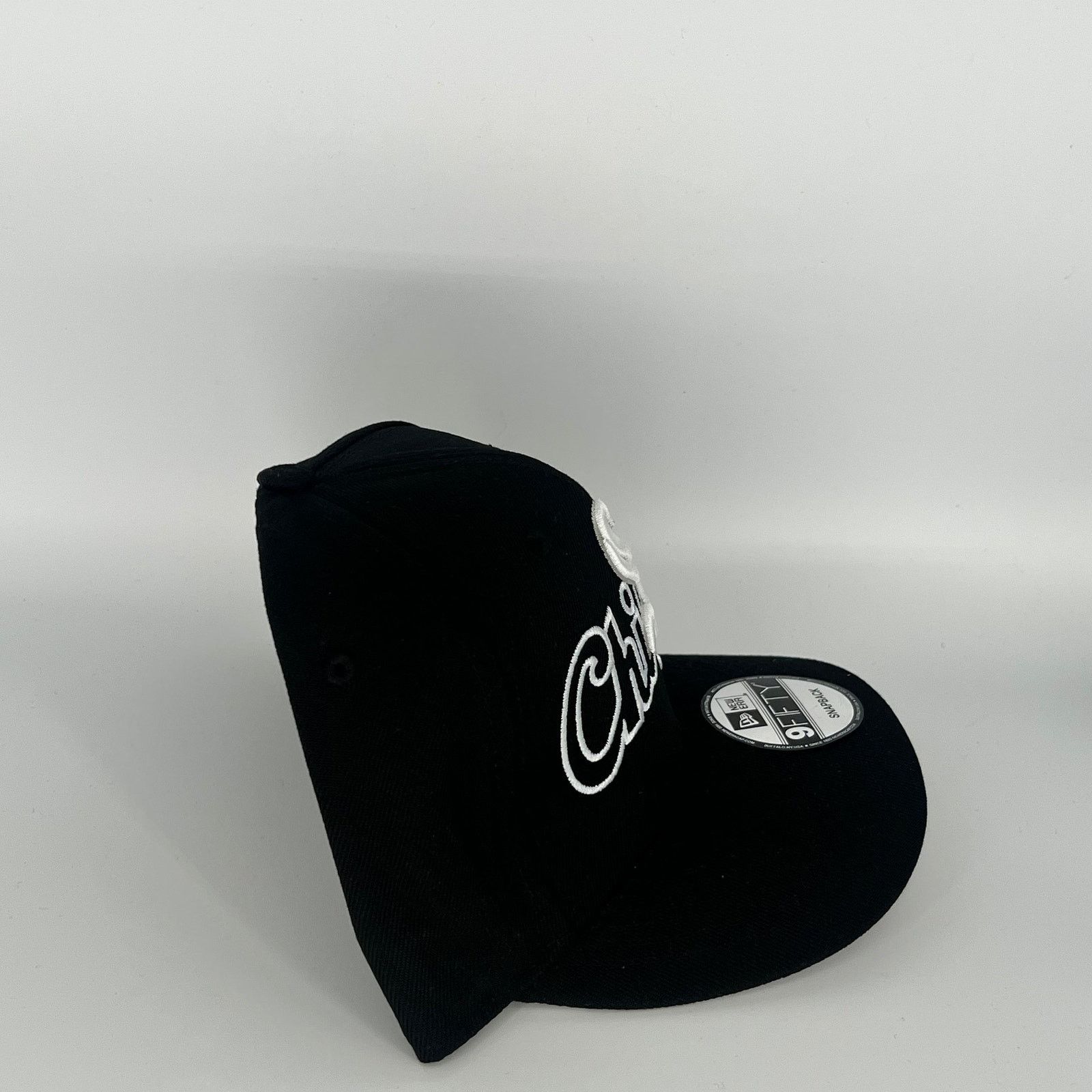 New Era Black Chicago White Sox Sox Overlap New Era MLB 9Fifty Size ONE SIZE - 4 Thumbnail