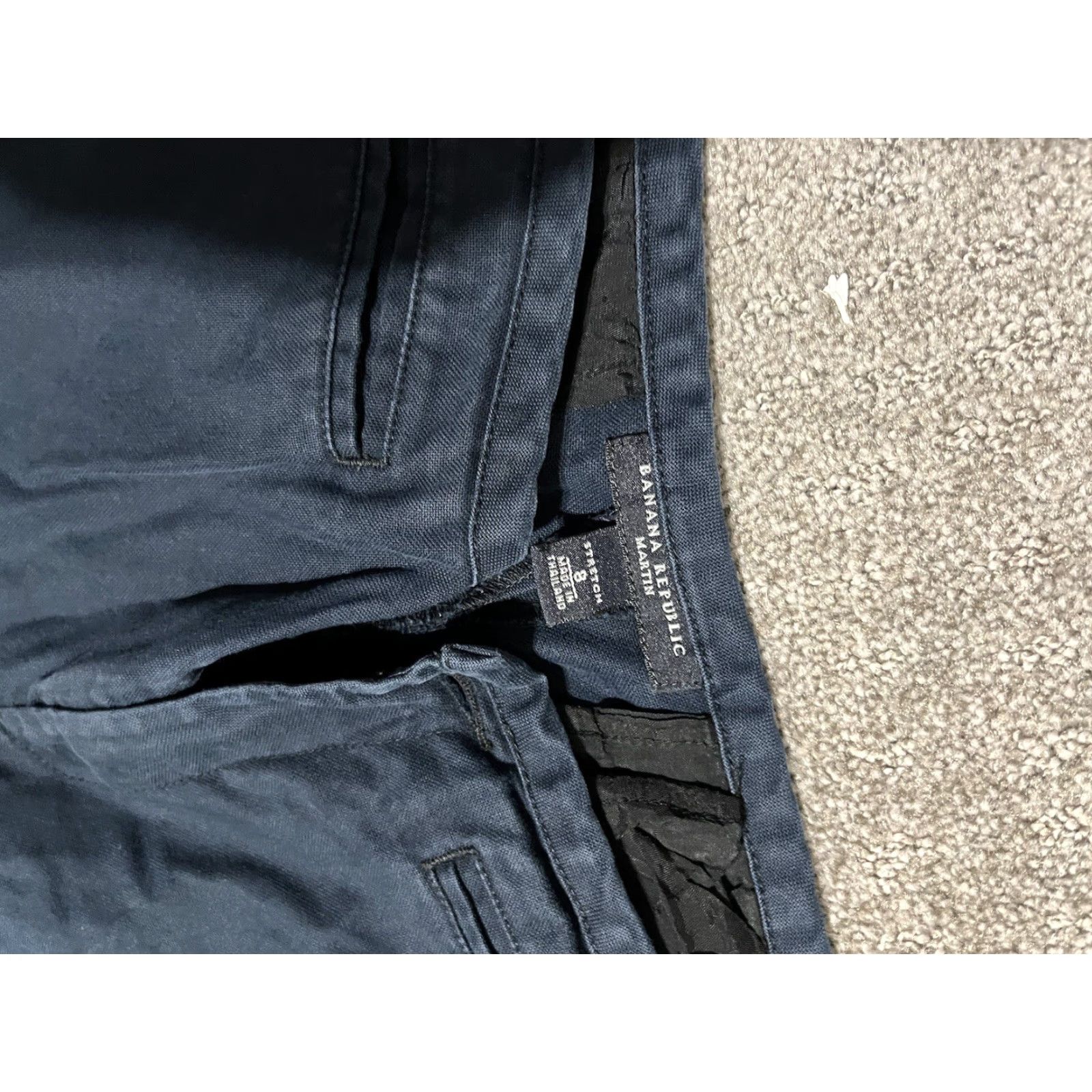 Banana Republic Banana Republic Pants Womens 8 Black Crop Stretch Straight Leg Casual Capri Size 30" / US 8 / IT 44 - 5 Thumbnail