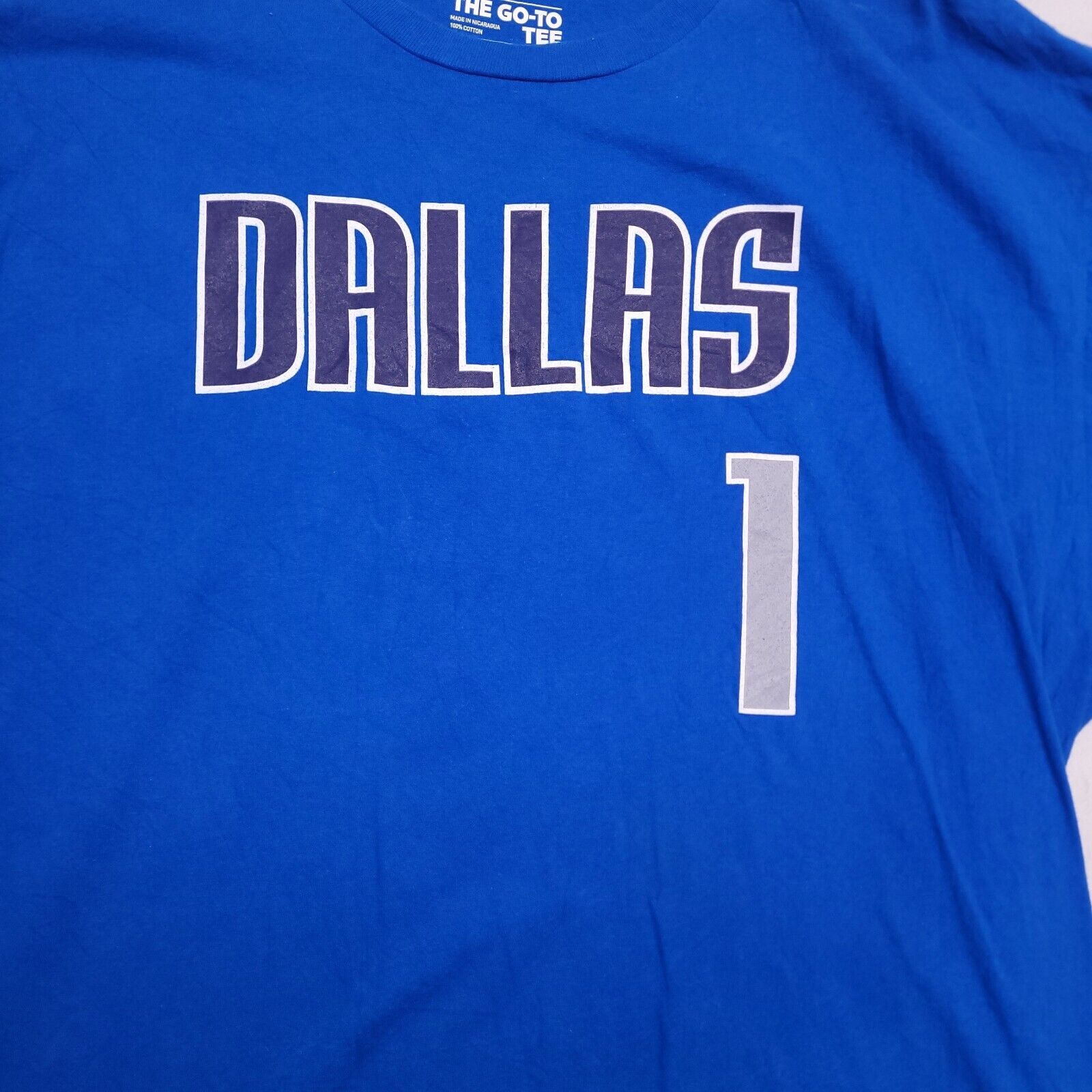 Adidas Adidas Dallas Mavericks #1 Smith Jr T-Shirt Men Size 2X Blue Size US XXL / EU 58 / 5 - 4 Thumbnail
