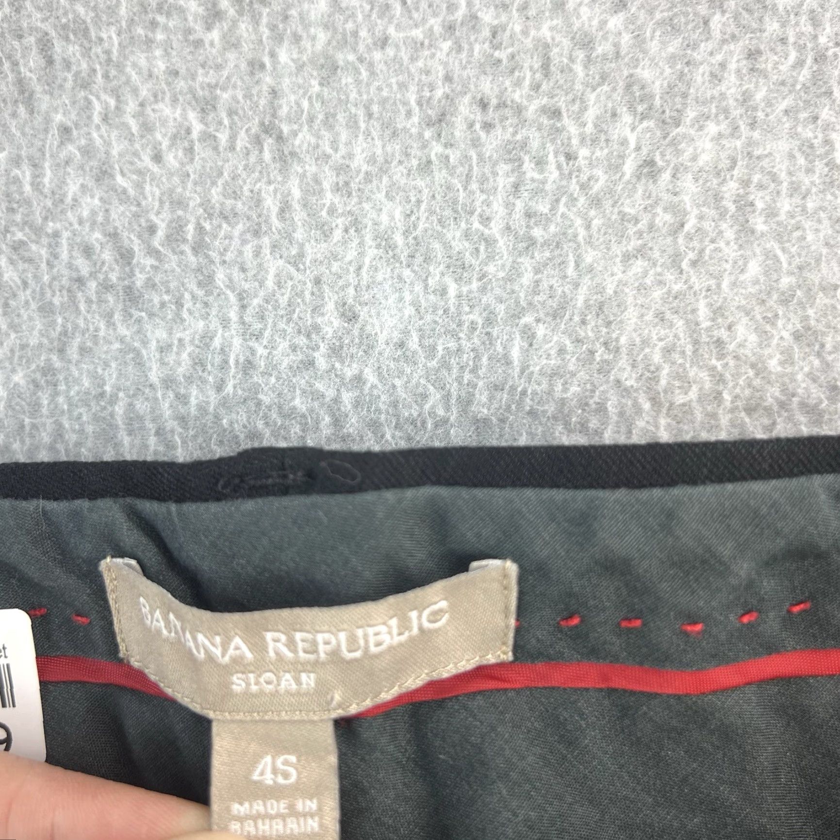 Banana Republic Banana Republic Sloan Pants Womens 4S Short Black Ankle Mid Rise Trousers Pants Size 27" / US 4 / IT 40 - 6 Thumbnail