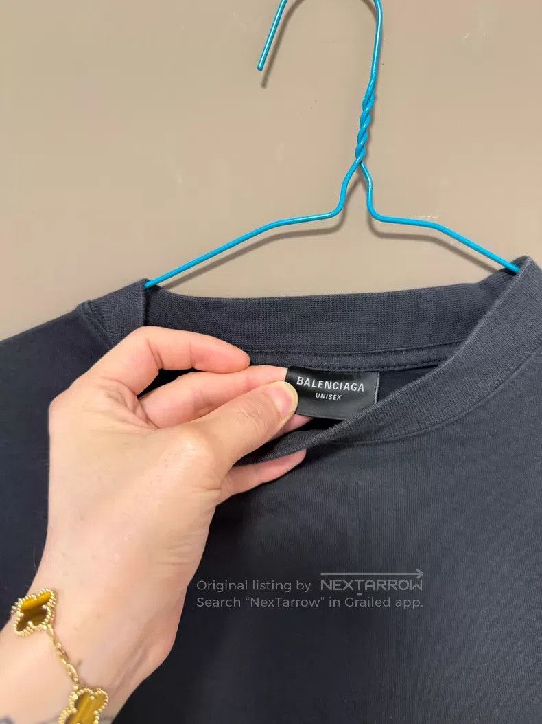 Balenciaga Balenciaga Logo Letter Print Round Neck Short Sleeve T-Shi Size US S / EU 44-46 / 1 - 3 Thumbnail