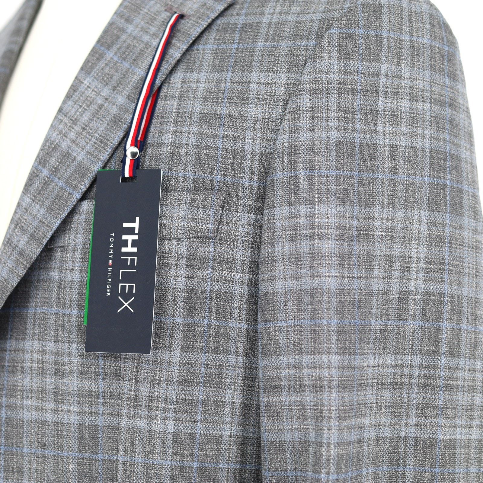 Tommy Hilfiger Tommy Hilfiger Men's Grey Check Conrad Suit Blazer Size 38R Size 38R - 2 Thumbnail