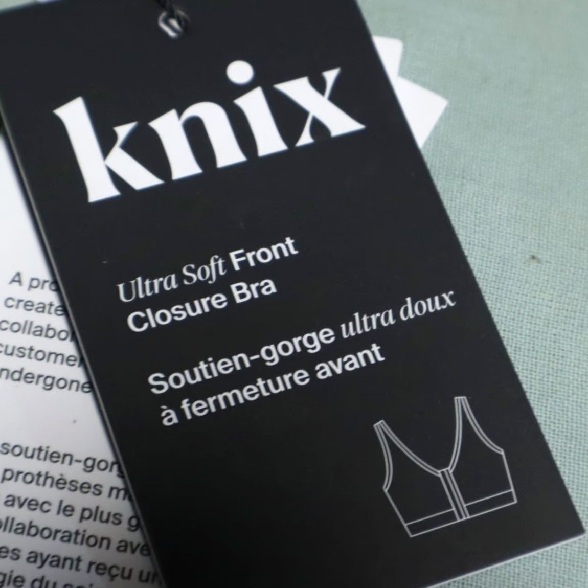 Vintage Knix Ultra Soft Front Close Bra Pink Women's L Bra Shirt? Size ONE SIZE - 5 Thumbnail