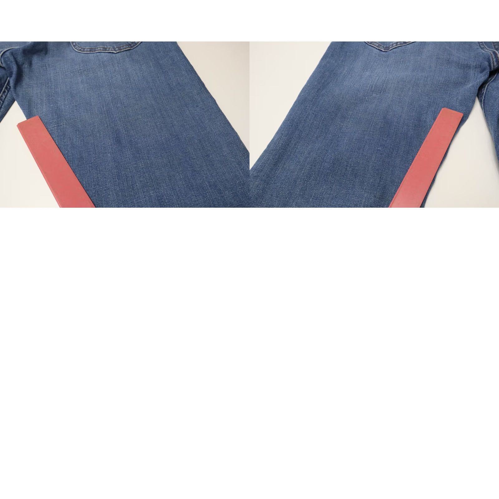 Lee LEE Luke Jeans Men’s W32/L30 Blue Denim Whiskers Faded Zip Fly Slim Classic Jeans Mens Size US 32 / EU 48 - 8 Thumbnail