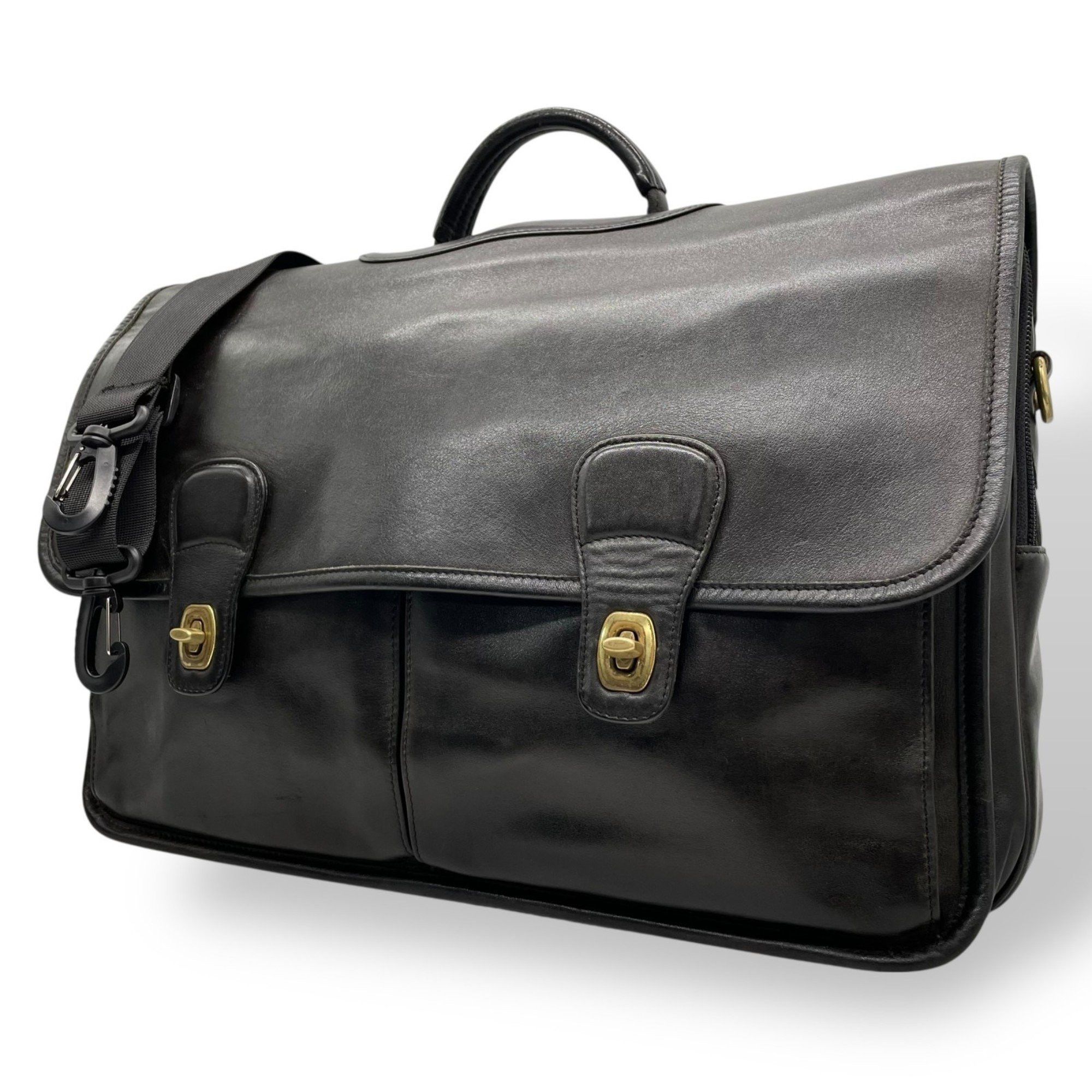Coach COACH Vintage Business Briefcase Handbag in Black with