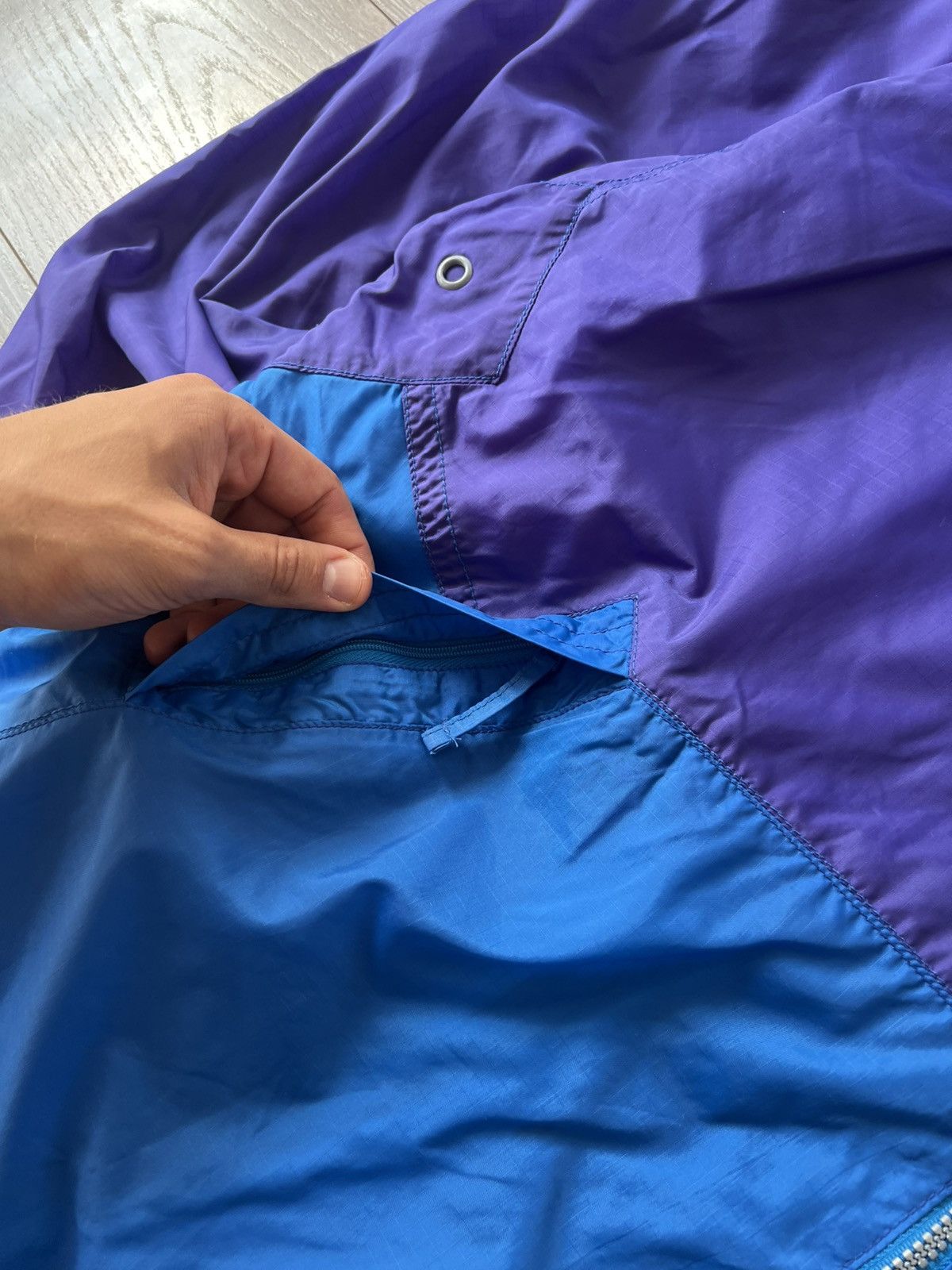Nike ‼️VINTAGE NIKE 80s BIG LOGO ARCHIVAL WINDBREAKER JACKET‼️ Size US XL / EU 56 / 4 - 11 Thumbnail