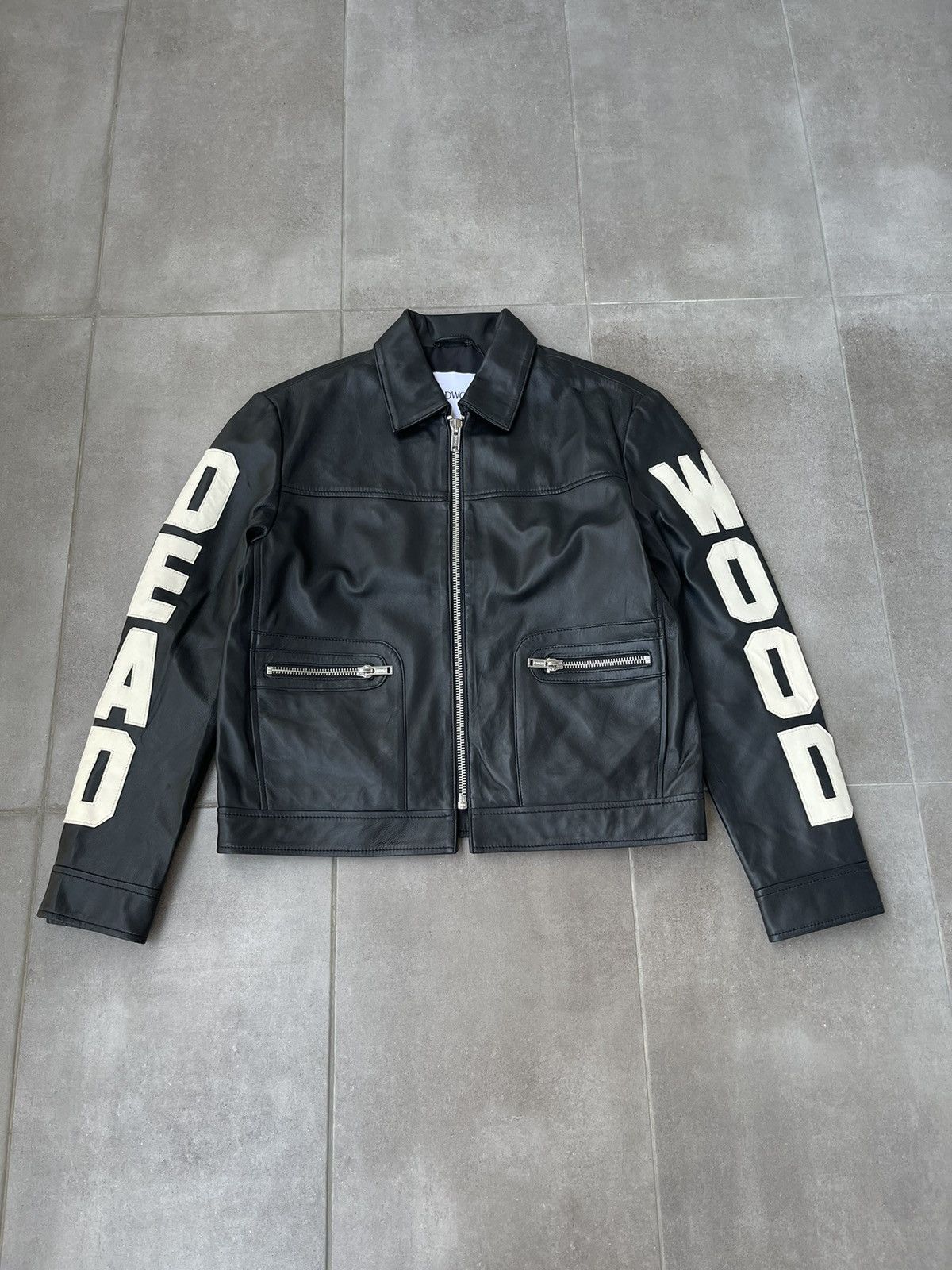 Deadwood !DS! AW23 Deadwood Gibbs Black Leather Jacket Size US M / EU 48-50 / 2 - 6 Thumbnail