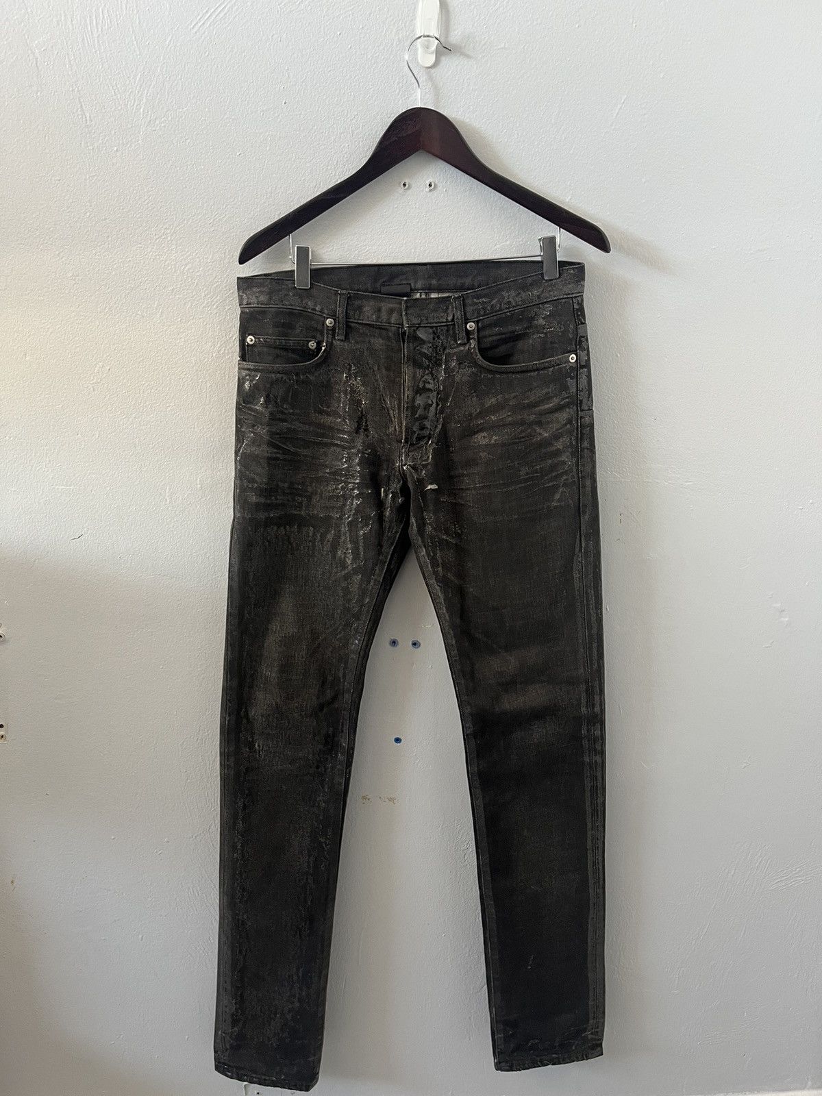 Dior × Hedi Slimane 06AW Dior HOMME Washed Clawmark Denim
