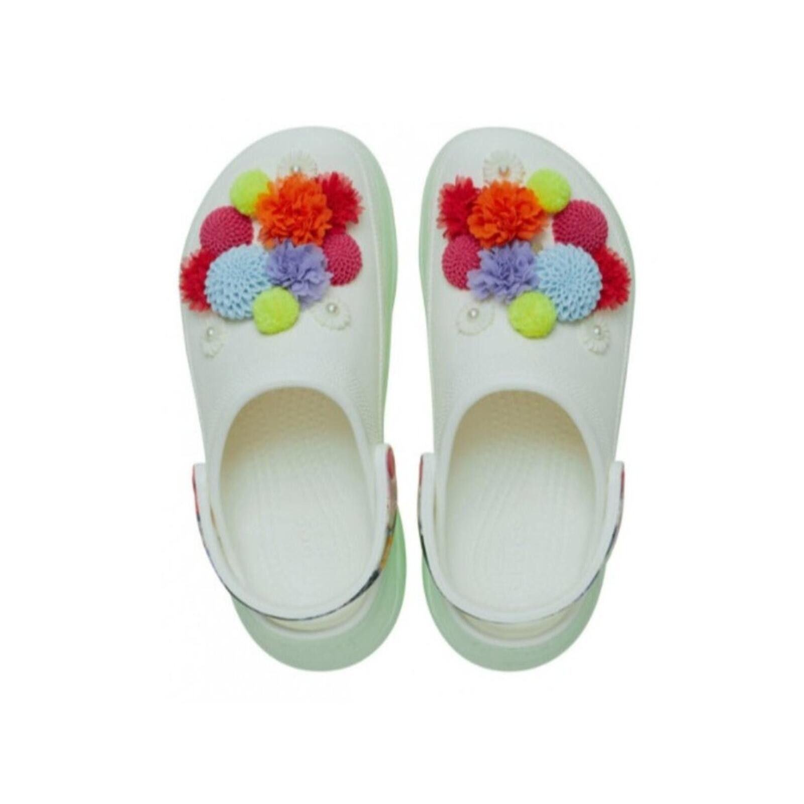 Crocs Crocs Bae Wildflower Clog Classic Woman | Beige/Green Size US 9 / IT 39 - 10 Thumbnail