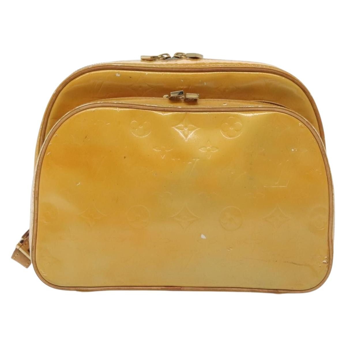 Louis Vuitton LOUIS VUITTON Monogram Vernis Marley Backpack Gris M91038 Size ONE SIZE - 2 Thumbnail