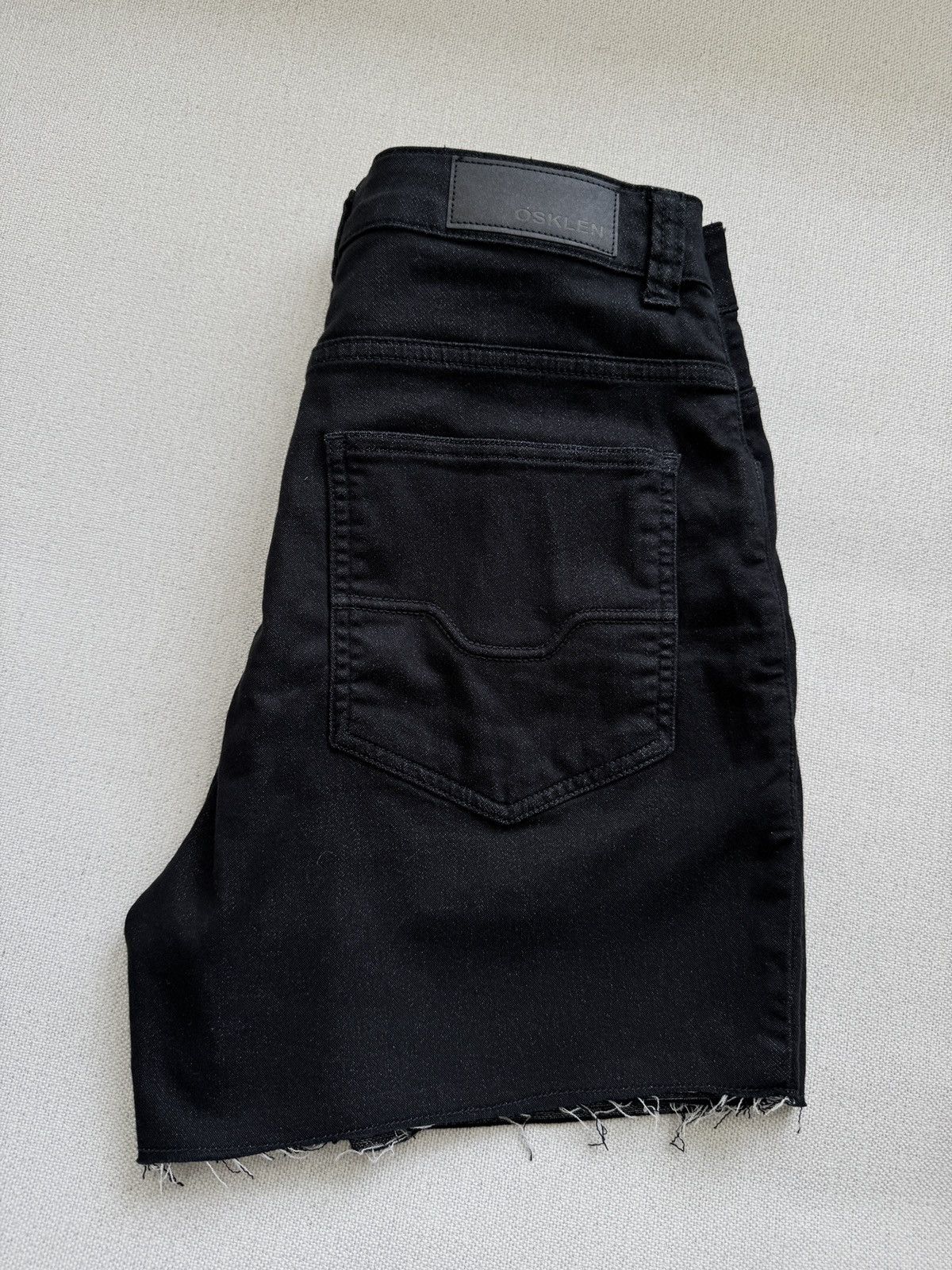 Osklen Osklen Denim Jean Denim Black 4-Way Stretch Shorts Size US 32 / EU 48 - 2 Thumbnail
