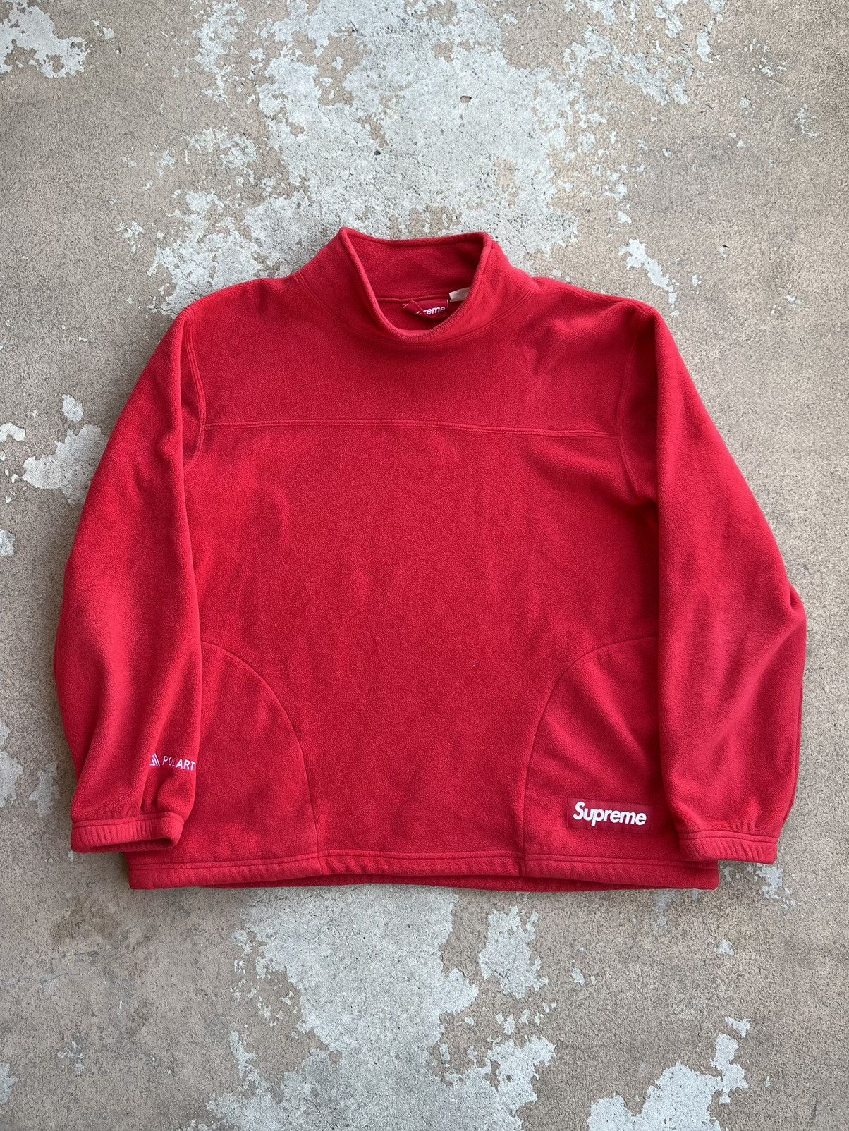 Polartec × Supreme Supreme Polartec fleece sweater | Grailed