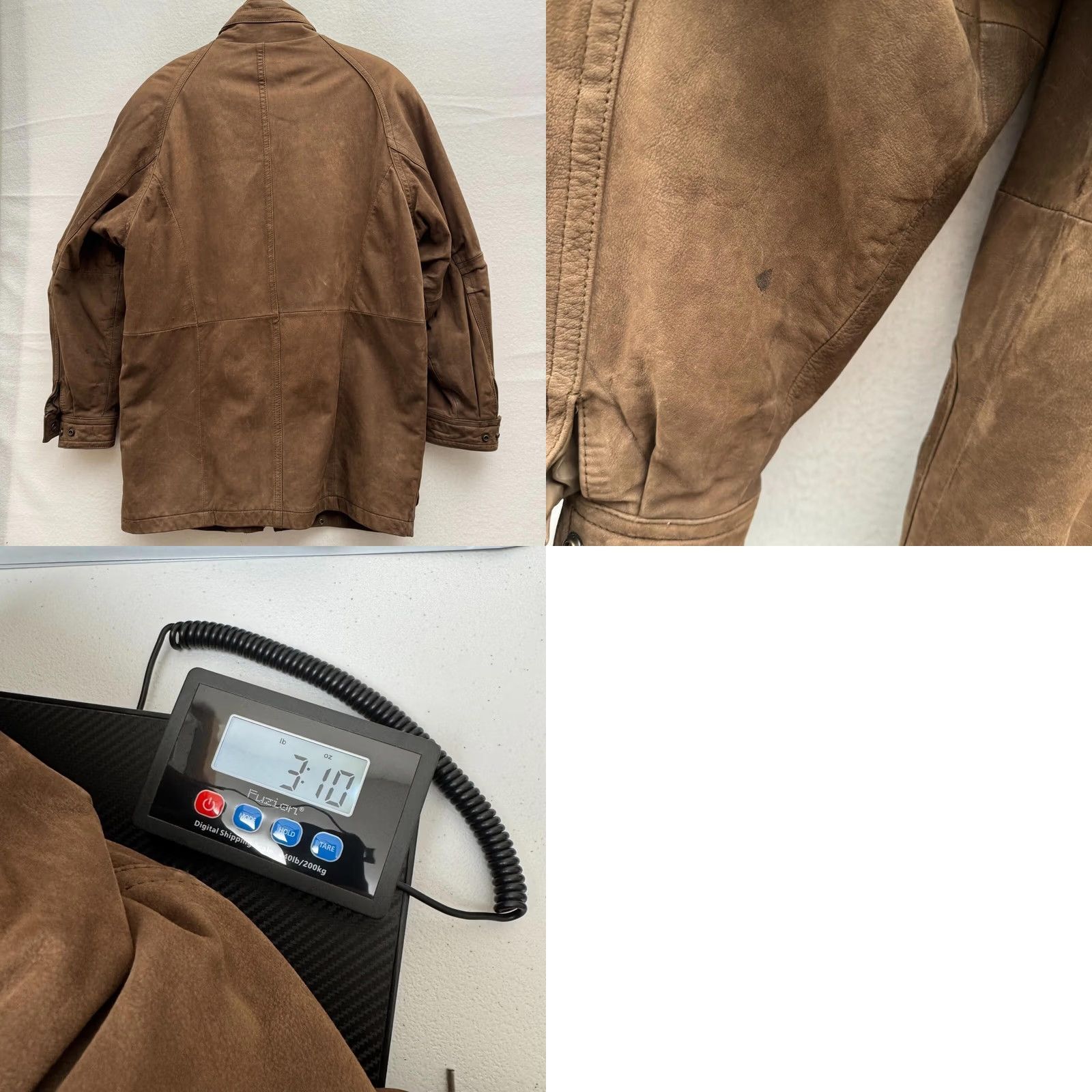 Vintage VINTAGE Adventure Bound Brown Leather Jacket Parka Mens S 90s Brown Nylon Lining Size US S / EU 44-46 / 1 - 8 Thumbnail