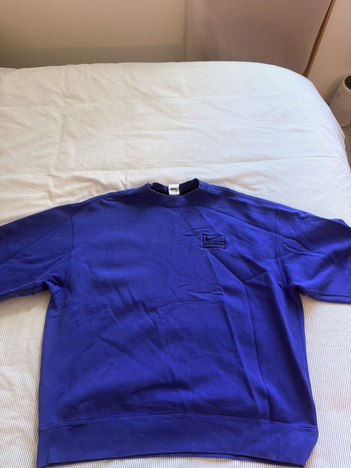 Stussy x Nike Blue Crew Neck