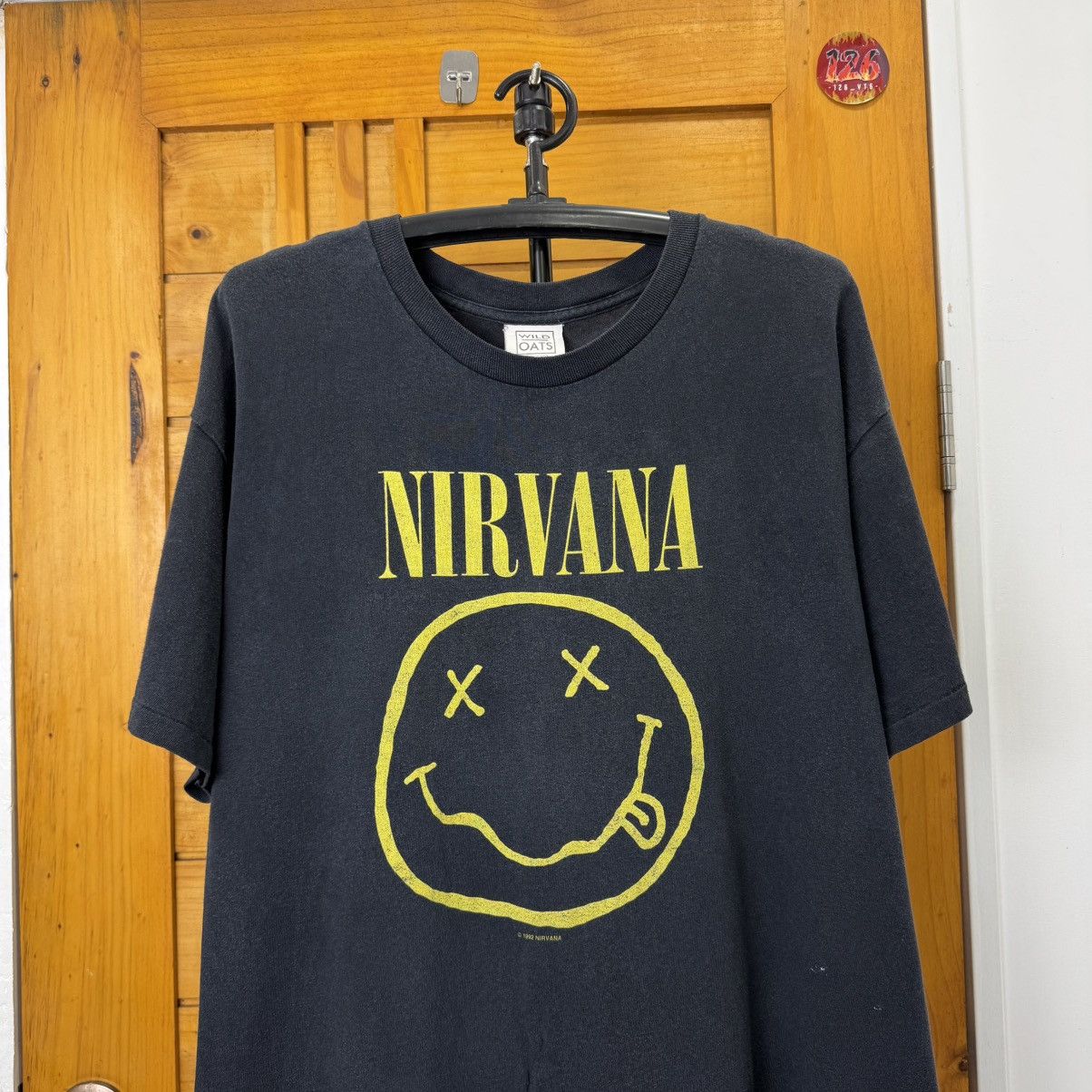 Nirvana Vintage Nirvana Smiley Shirt 1992 Size US XL / EU 56 / 4 - 3 Thumbnail