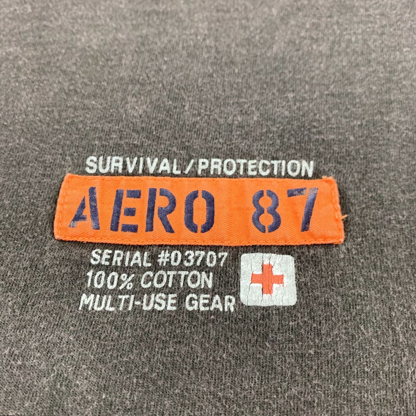 Vintage VINTAGE Aeropostale Survival Protection Shirt Adult Large Brown Y2K Grunge Skate Mens Size US L / EU 52-54 / 3 - 3 Thumbnail