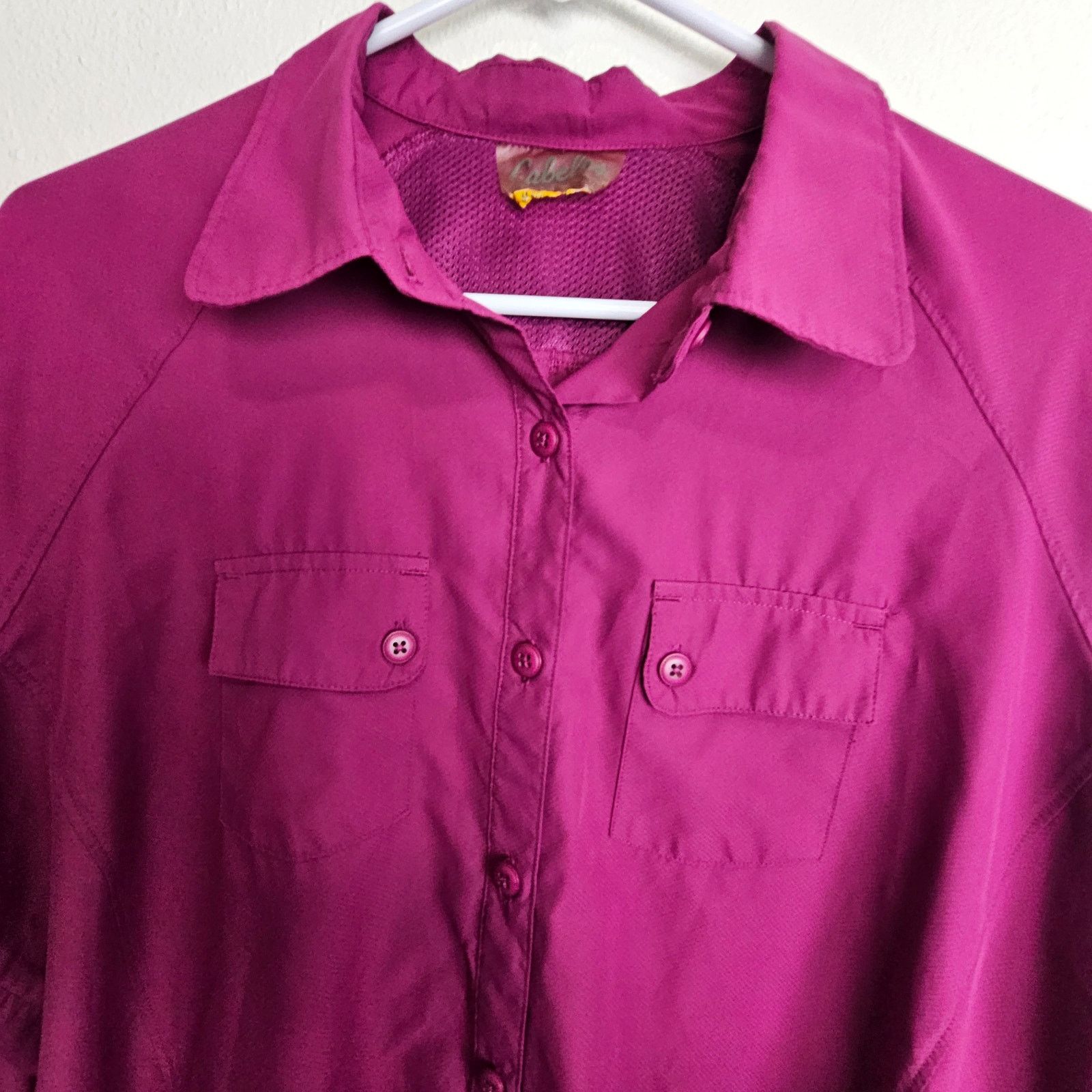 Cabelas Cabelas Womens Vented Shirt Size M Gorpcore Outdoor Hiking Size M / US 6-8 / IT 42-44 - 2 Thumbnail