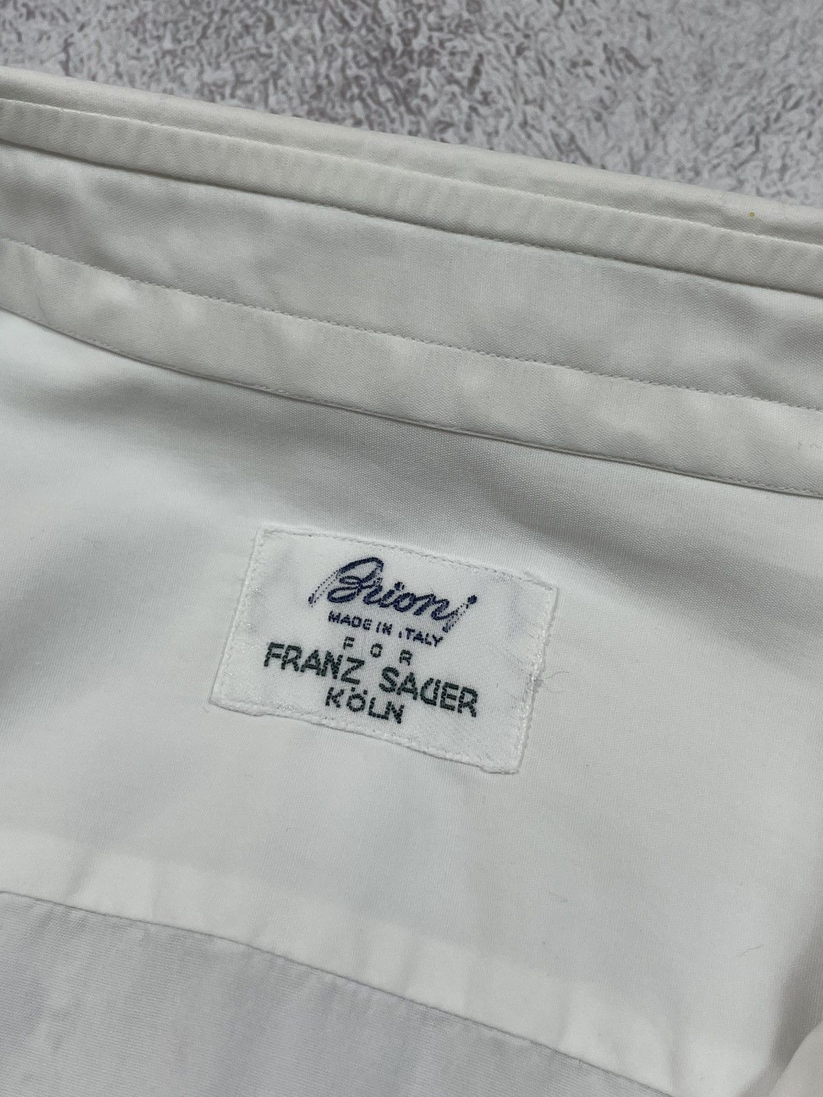 Brioni Vintage Brioni for Franz Sauer Italy Shirt Luxury XL Size US XL / EU 56 / 4 - 5 Thumbnail